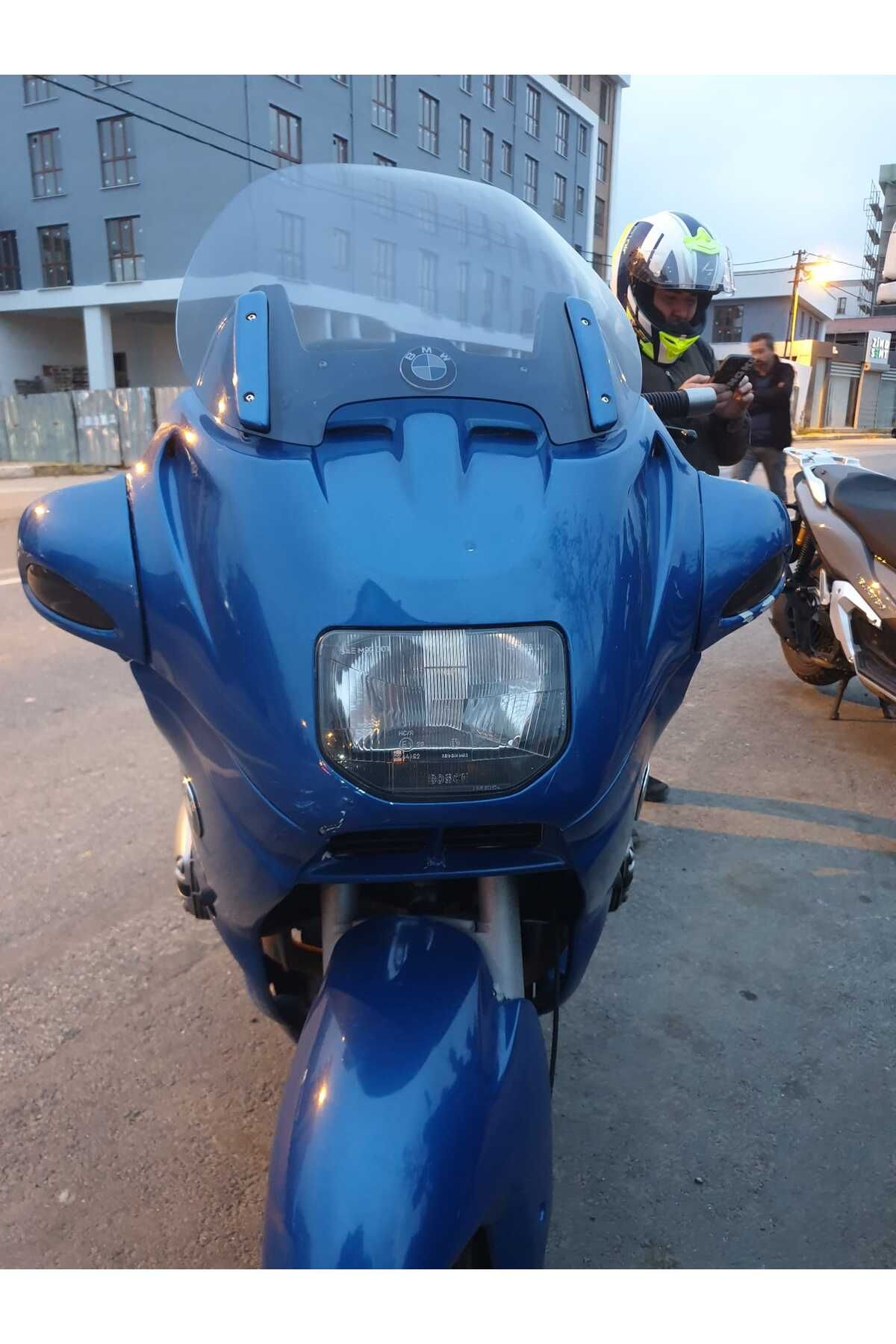 Bmw R 1100 RT Siperlik Ön Cam 1994-2000 Model 40cm Füme Renkli 4mm