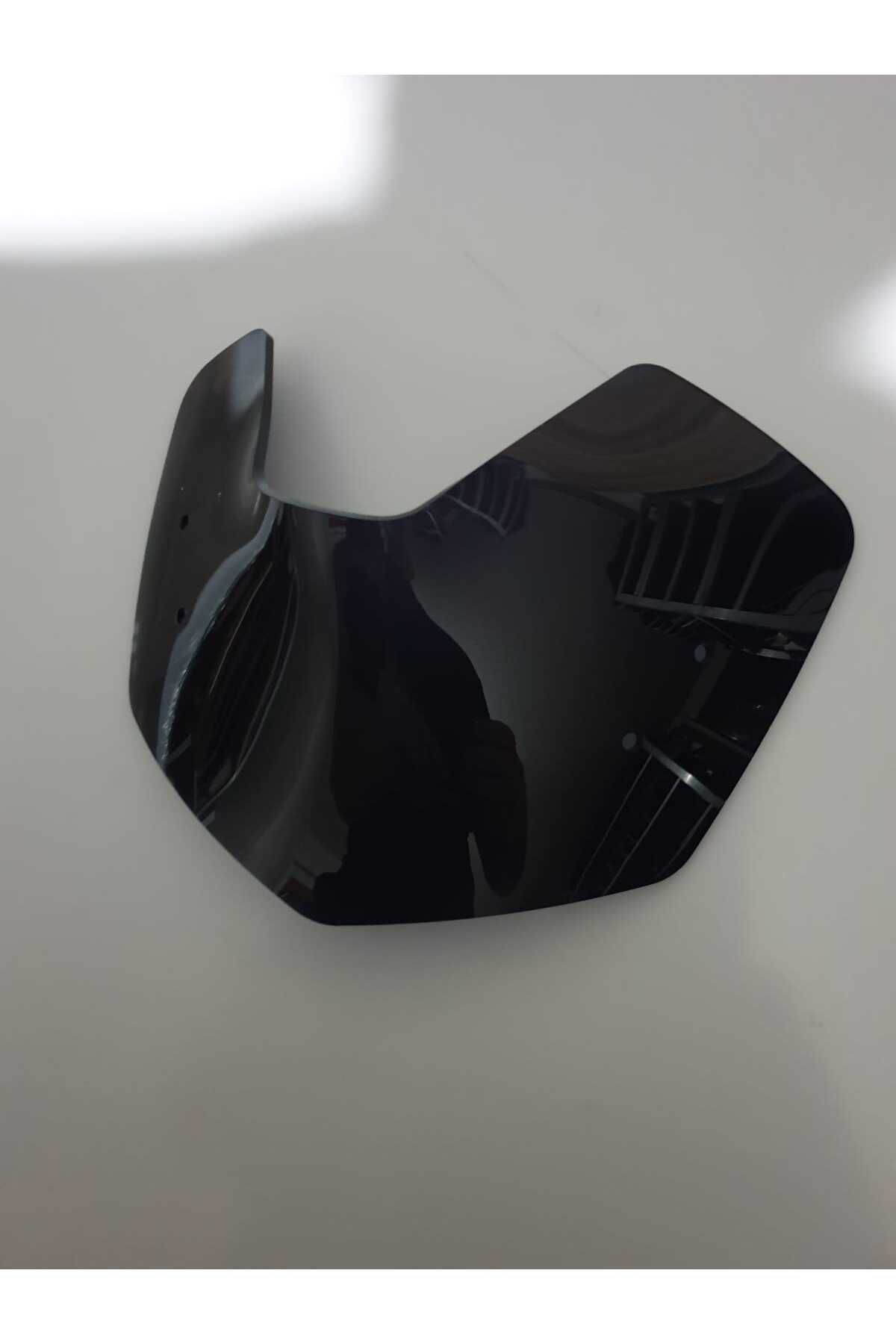 BMW K 1200-1300 R Siperlik Ön Cam 1995-2000 Model 40cm Siyah Renkli 4mm