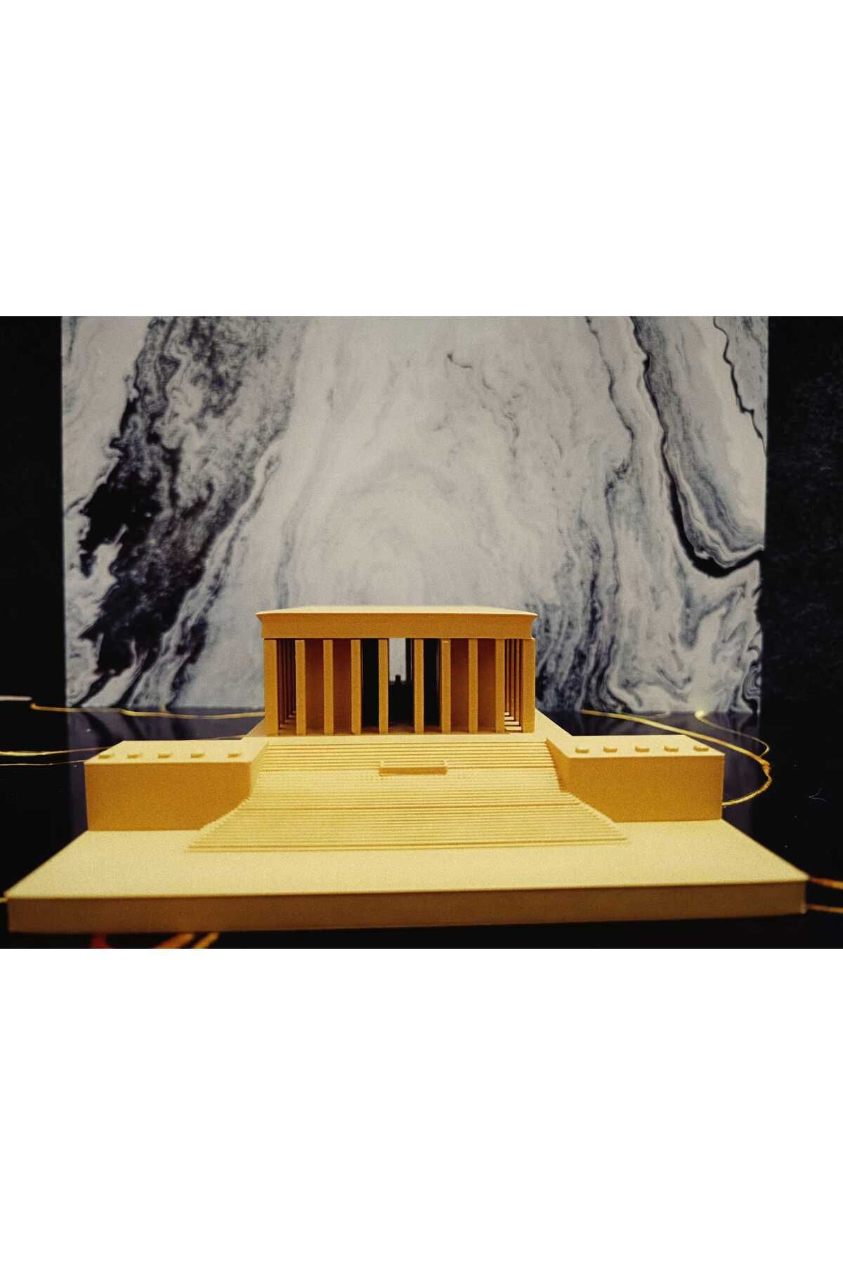 Anıtkabir Maketi 3D 15.5 x 13.5 x 5 cm Dekor Biblo Heykel - 7