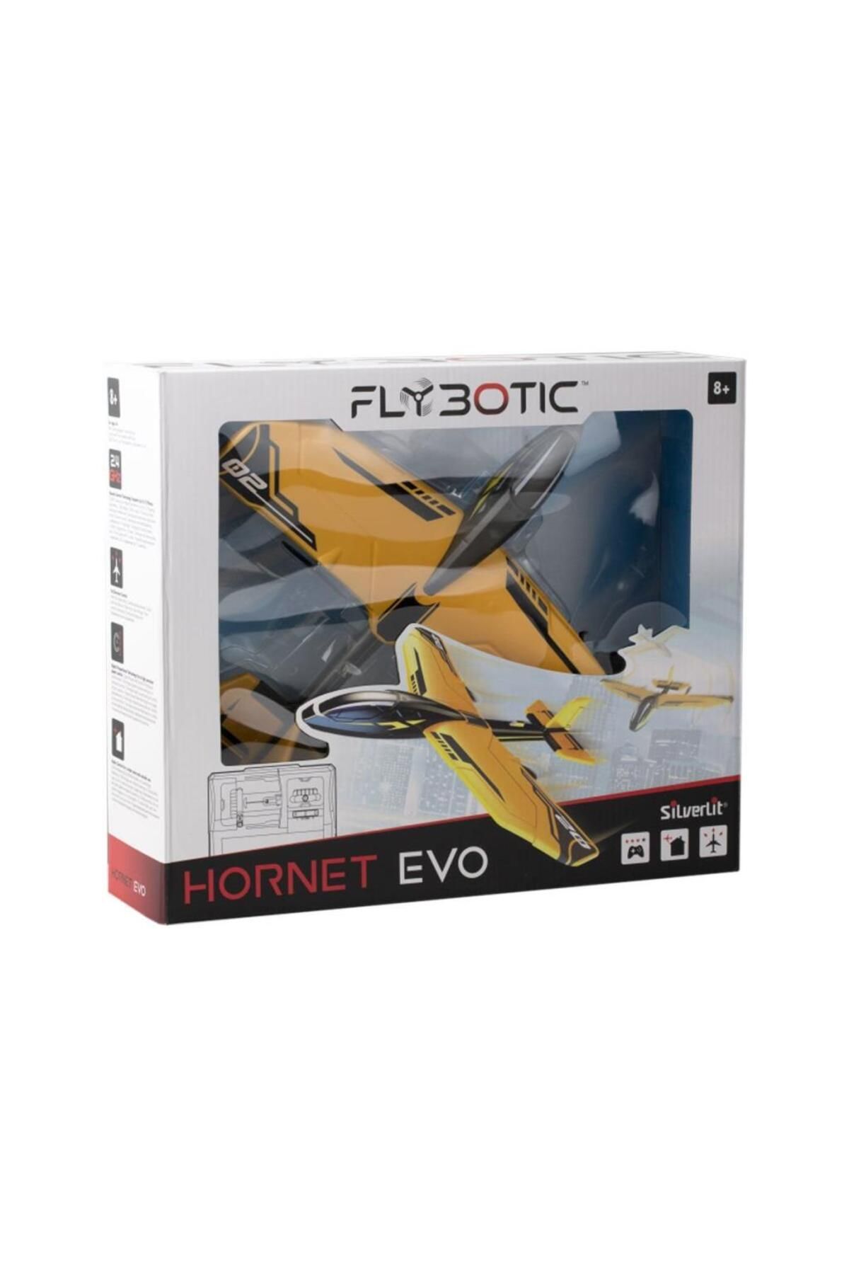 gcaksesuar Nessiworld SIL 85740 Silverlit Hornet Evo Kumandalı Uçak -Necotoys