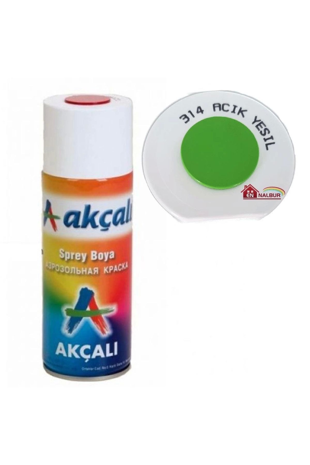 Akçalı Akçalı Sprey Boya 400 ml 314 Açık Yeşil