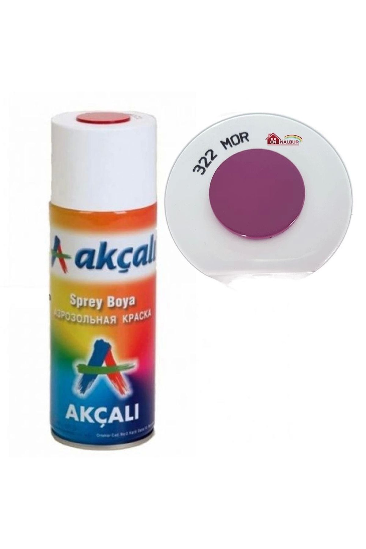 Akçalı Akçalı Sprey Boya 400 ml 322 Mor