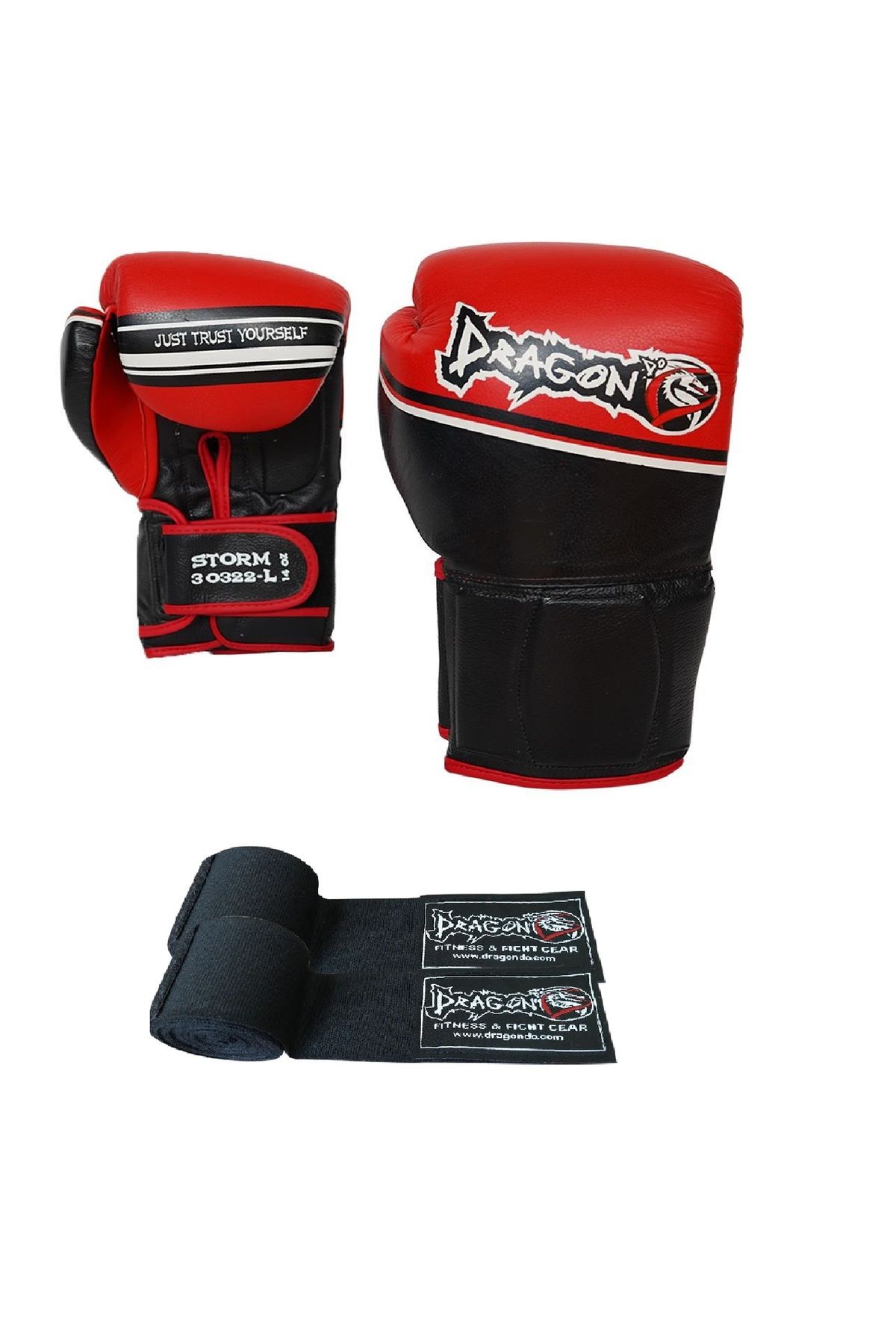 Dragondo Storm Deri Boks eldiveni Deri Kick Boks, Muay Thai Eldiveni Gloves Giftoom  Bandaj set