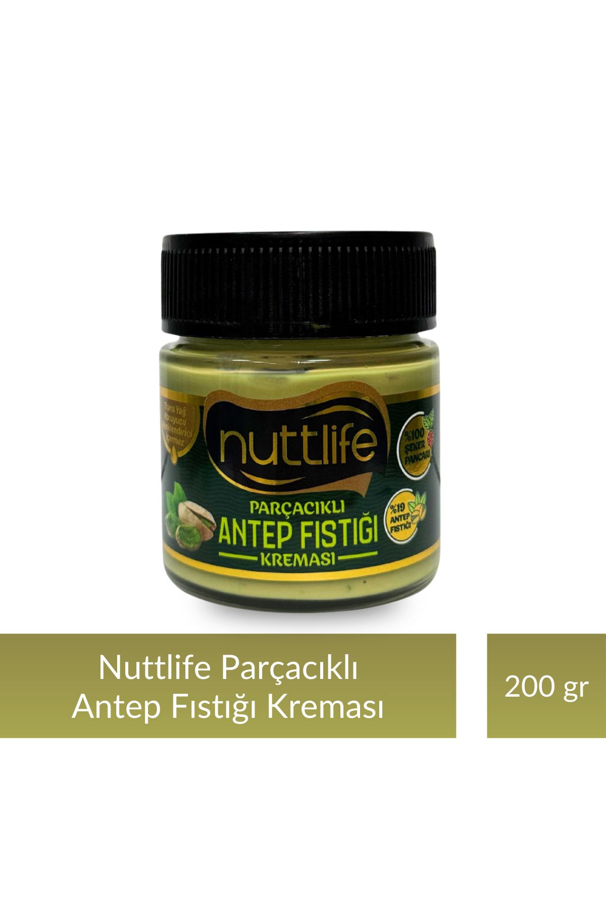 Hanzade Group Nuttlife Parçacıklı Antep Fıstığı Kreması 200 gr