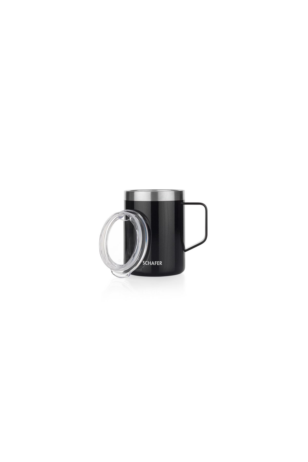 فلاسک مشکی Iron Man Cup Thermos 350 میل سیاه Schafer