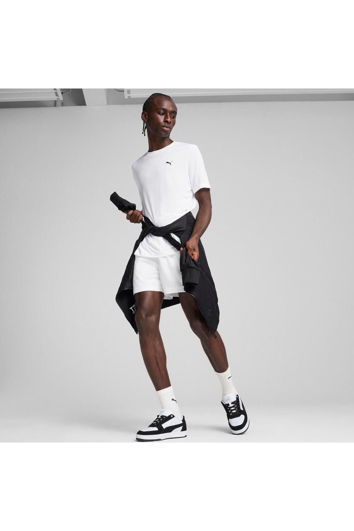 Puma-Фитнес тениска от полиетиленова тениска с малко лого Ess 3