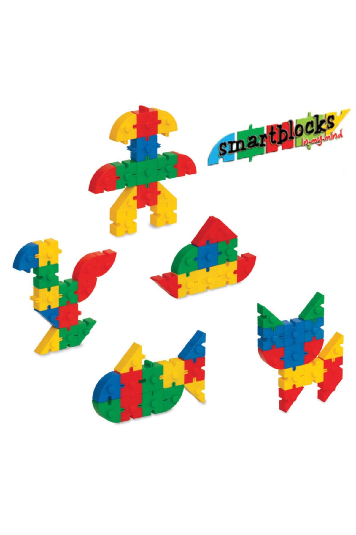 hediyecik-Educational and Creative Smart Blocks Game Set 80 Pieces 2