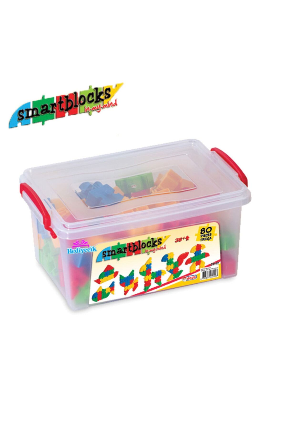 hediyecik-Educational and Creative Smart Blocks Game Set 80 Pieces 4