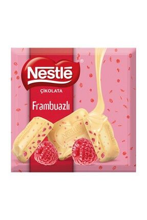 Frambuazlı Beyaz Kare Çikolata 60 Gr 8690632708379