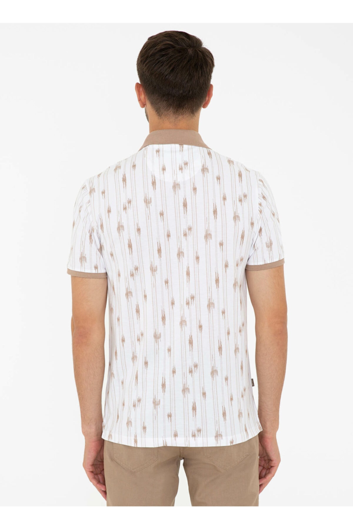 پولوشرت مردانه راه راه آستین کوتاه | پیر کاردین Pierre Cardin G021SZ011.000.1201074 - تصویر 3