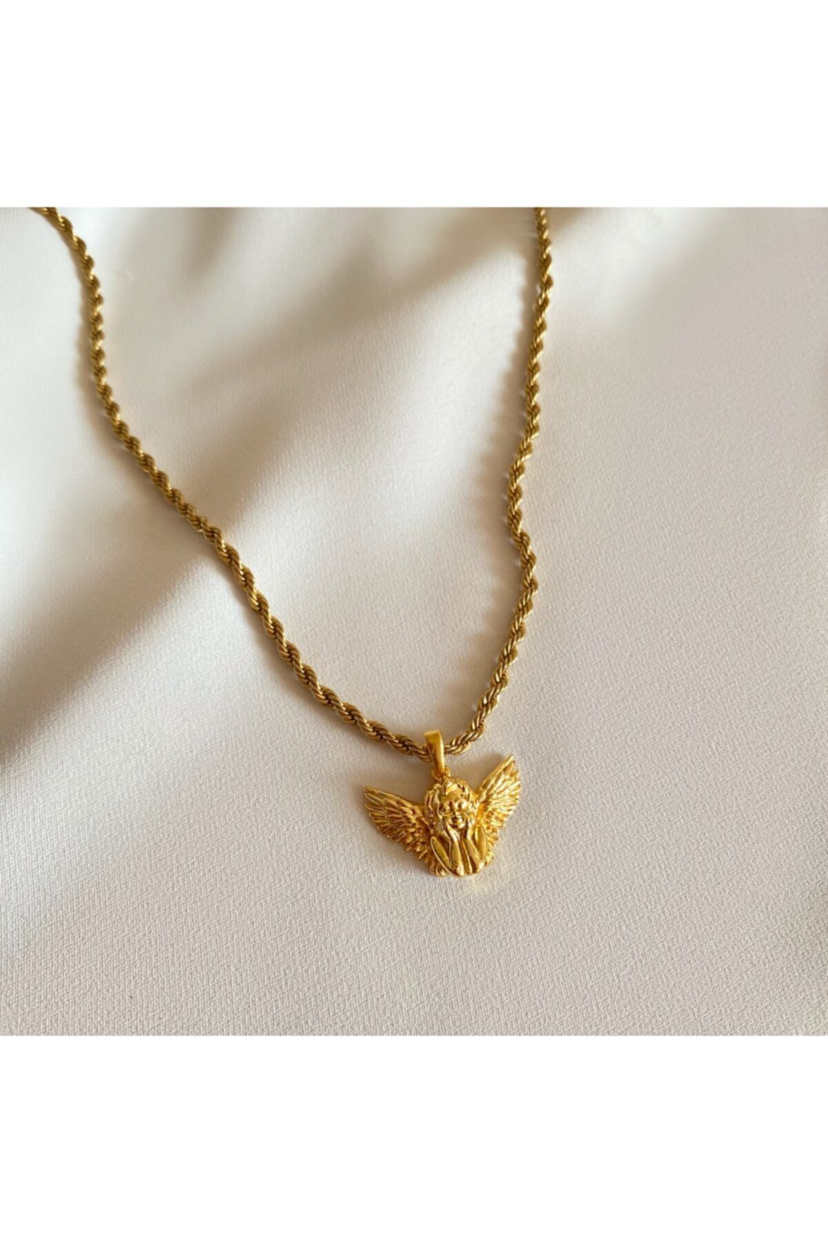 Angel hot sale charm necklace