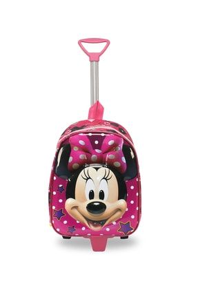 Mickey Mouse Anaokulu Ilkokul Çekçekli Ve Sırt Çantalı CA-1005