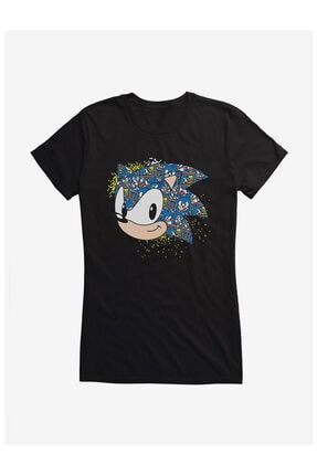 Sonic The Hedgehog Sonic Pixel Profile Siyah Çocuk Tshirt Model 85 05924