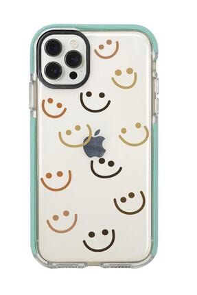 Iphone 12 Pro Max Smile Desenli Candy Bumper Silikonlu Telefon Kılıfı MC12PMCBTS145