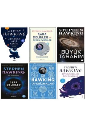 Stephen Hawking Seti - Büyük Tasarım - Zamanın Kısa Tarihi - 6 Kitap - Alfa Yay. olgukitapset8874