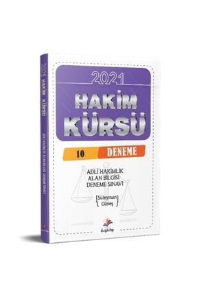 Hakim Kürsü Alan Bilgisi Adli Hakimlik 10 Deneme Sınavı Yayınları 2021 9786257301985