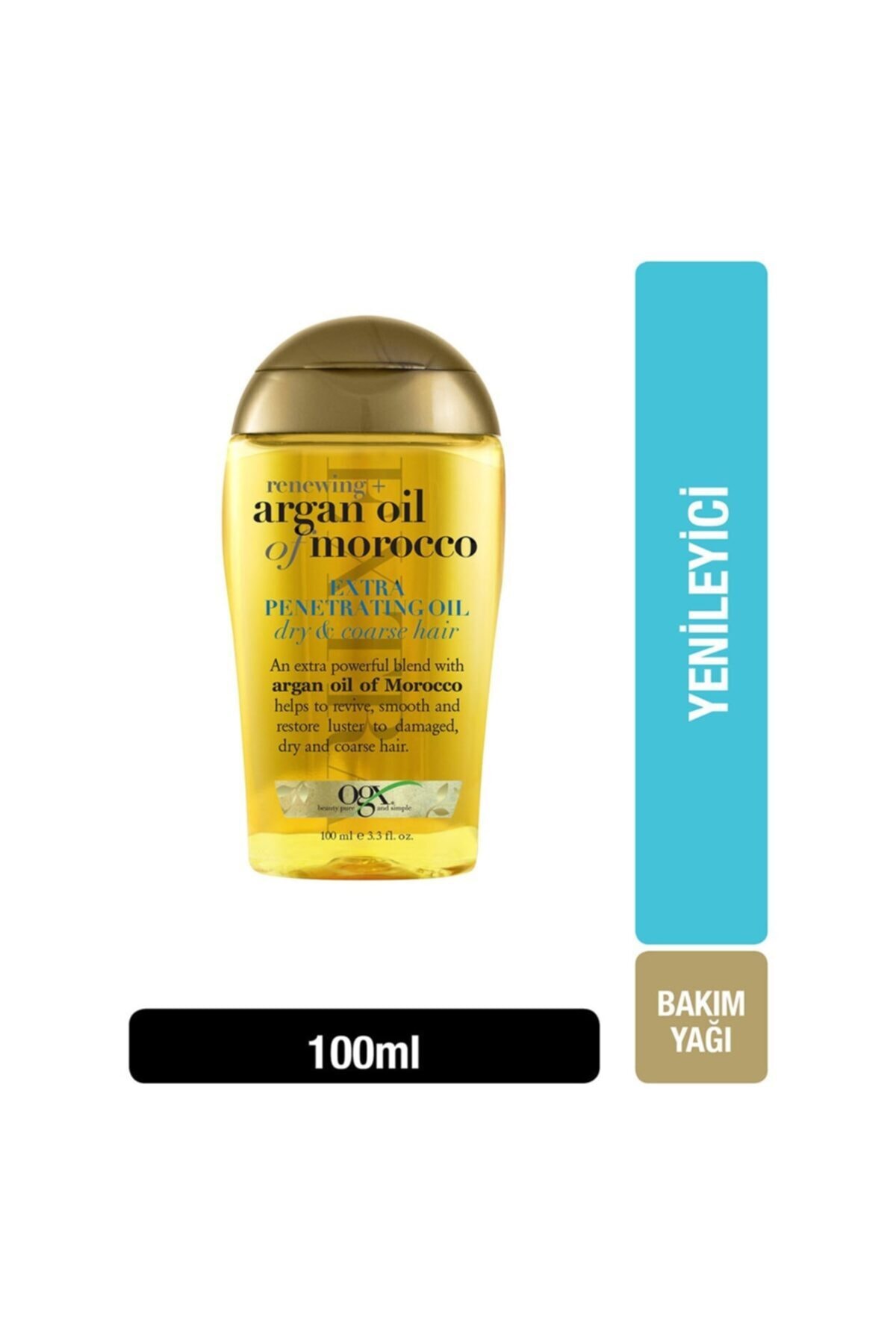 OGX Extra Argan Yağı Kuru Ve Sert Saçların Bakım Yağı 100 ml — 1014606