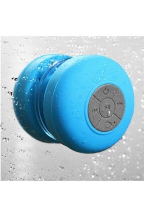 Duş Hoparlörü Bluetooth Eller Serbest Su Geçirmez Duş Banyo Havuz Outdoor Hoparlör - Turkuaz UT1048