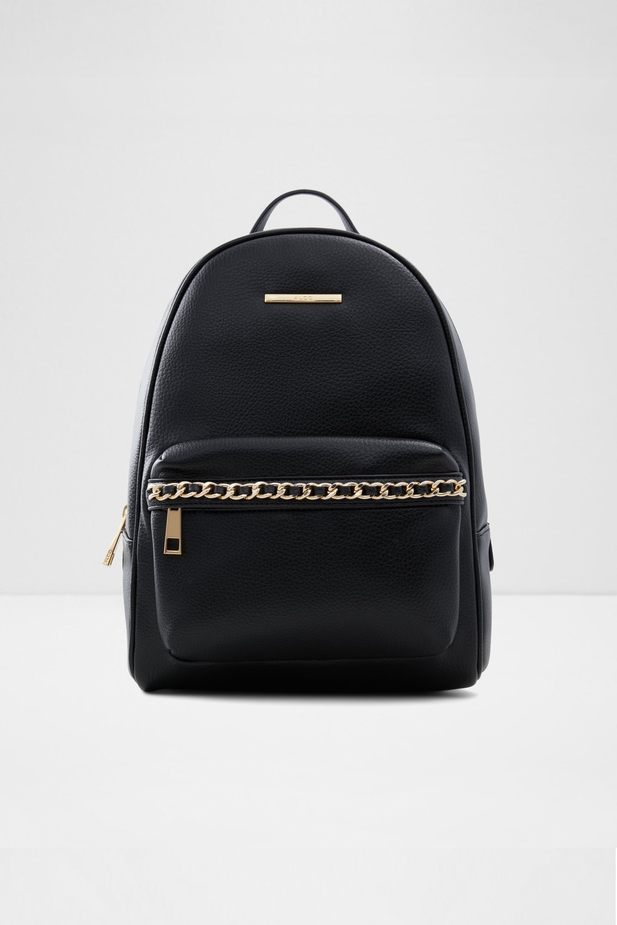 aldo black mini backpack