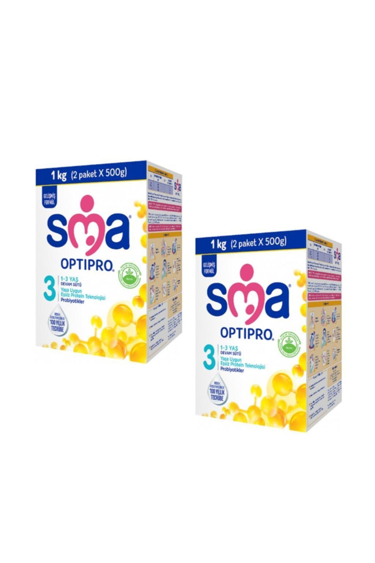 SMA Optipro Probiyotik 3 Devam Sütü 1000 Gr X 2 Adet