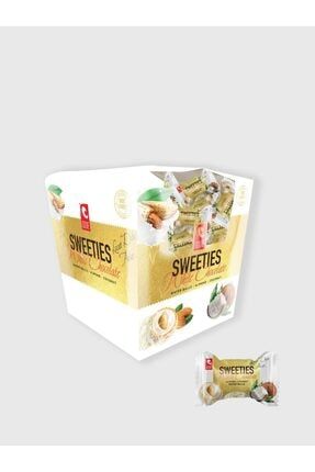 Sweeties Bütün Bademli Hindistan Cevizi Kaplamalı Gofret Topları 150 g x 2 Hediyelik Kutu ODDIE01