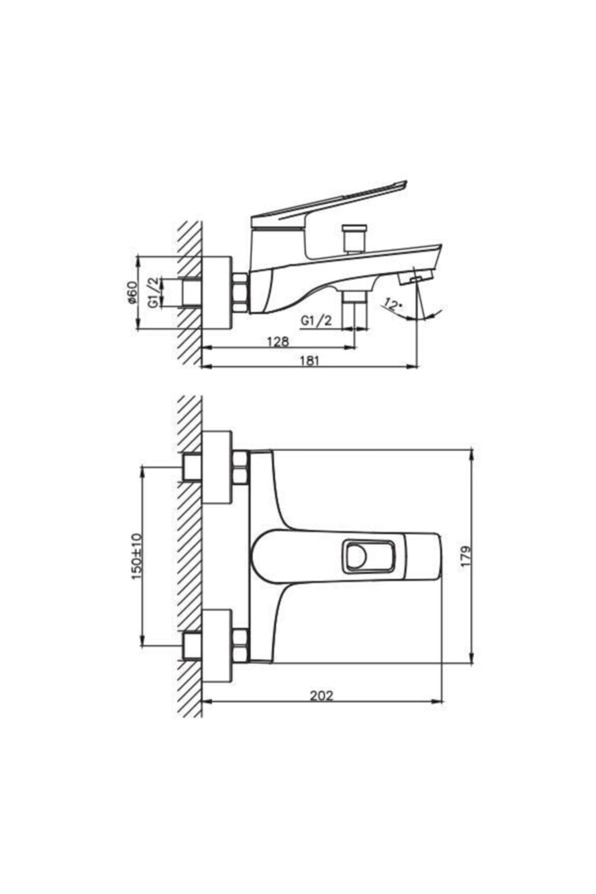NSK-Bathroom Mixer Meria Chrome N3030402 2