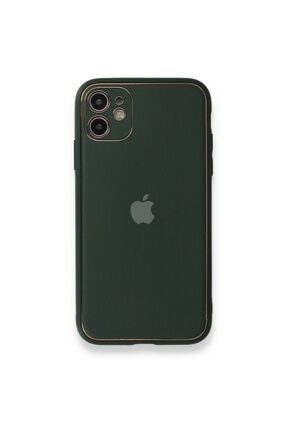 Apple Iphone 11 Uyumlu Coco Silicone Kamera Korumalı Deri Kılıf coco11