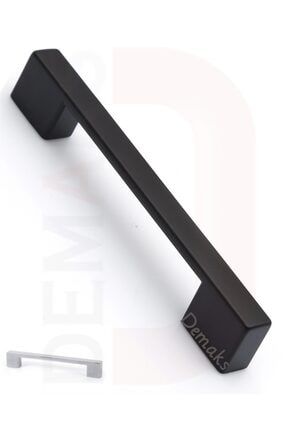 Ender Mat Siyah 128mm (1ADET) Lüks Mobilya Dolap Çekmece Kulpu Ender-Siyah-128