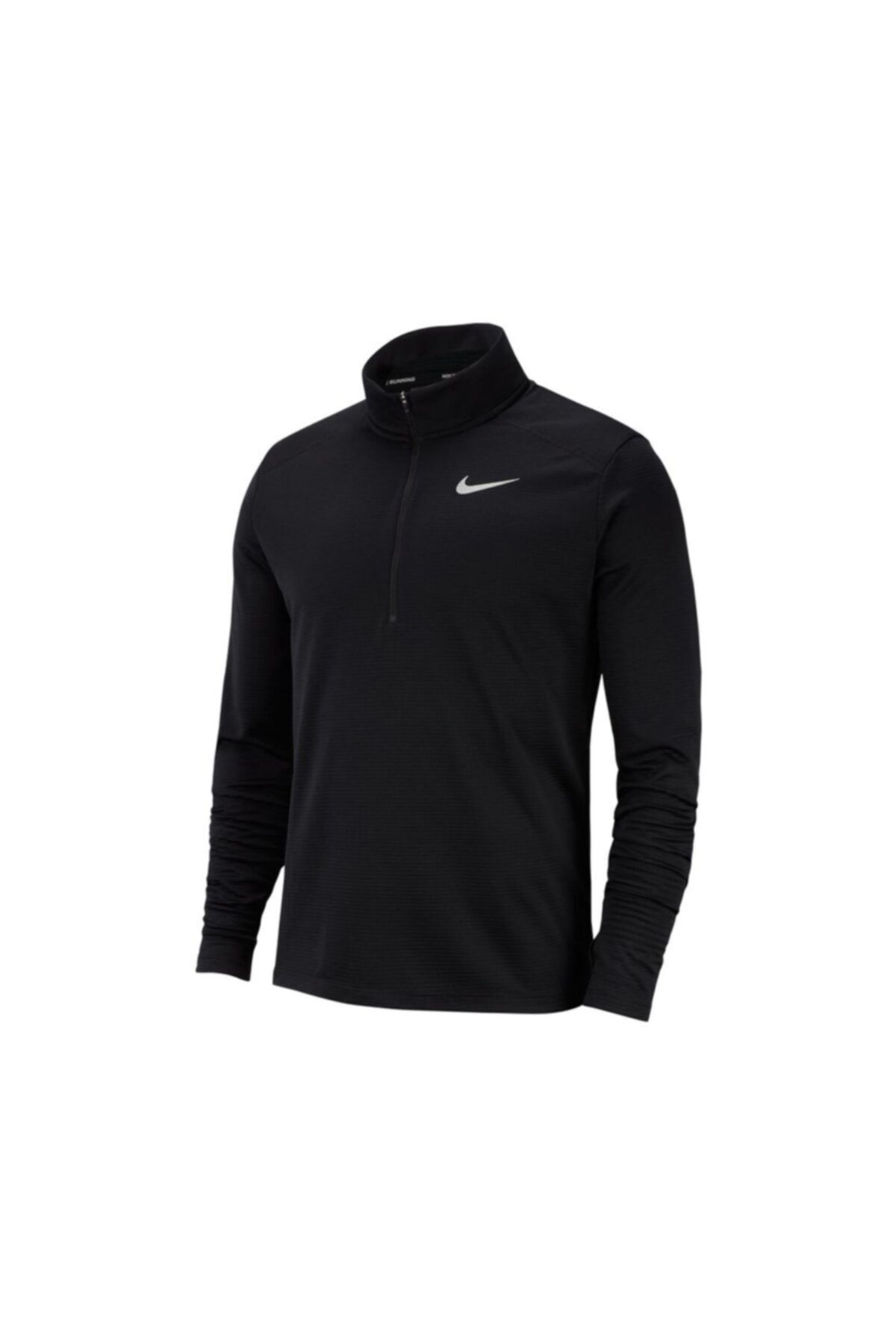 Nike M Nk Df Pacer Top Hz Erkek Siyah Sweatshirt- Bv4755-010