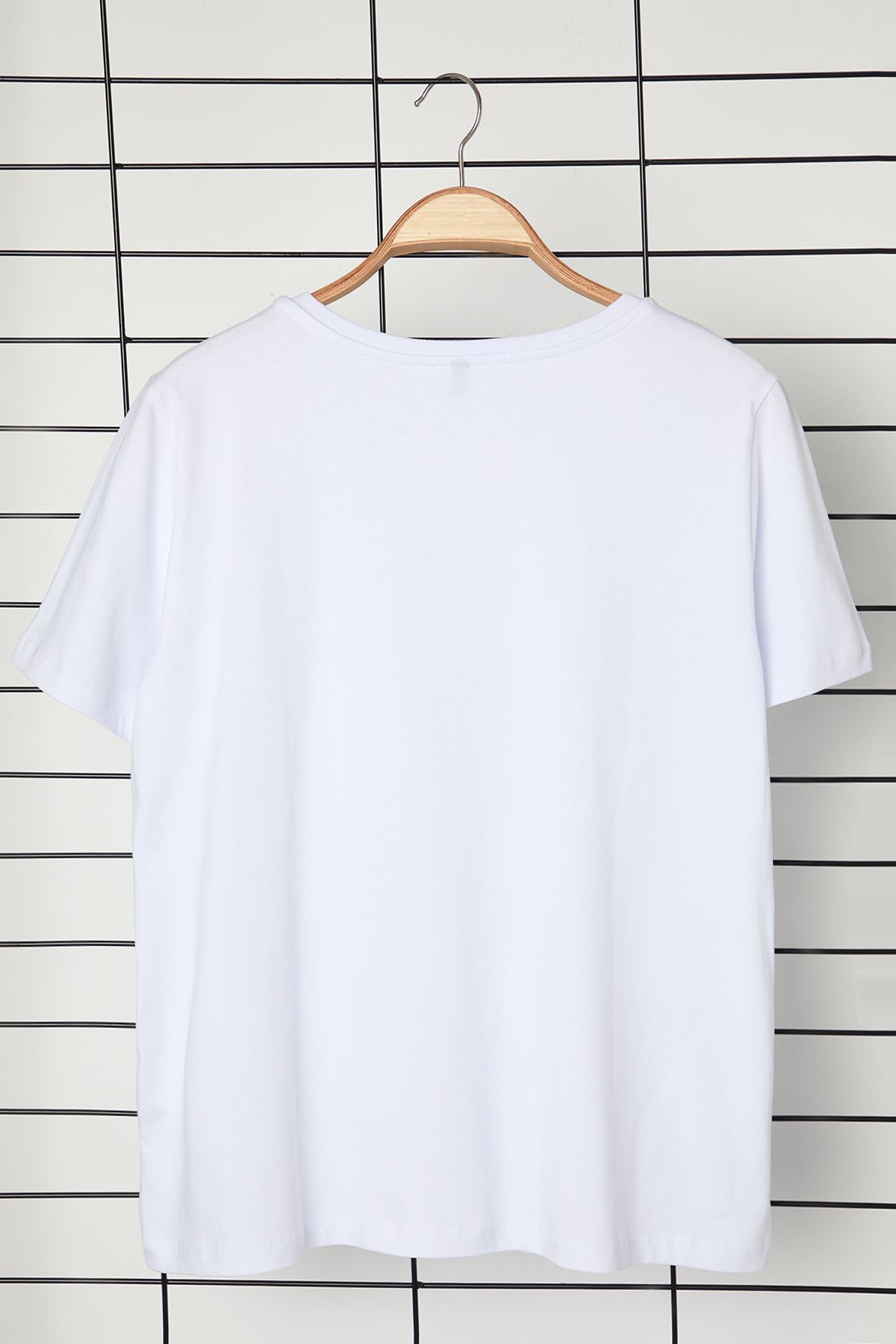 Trendyol Curve-Tricou alb slim fit cu fundă detaliată Crop Boy Plus Size tricotat TBBSS25BF00001 8