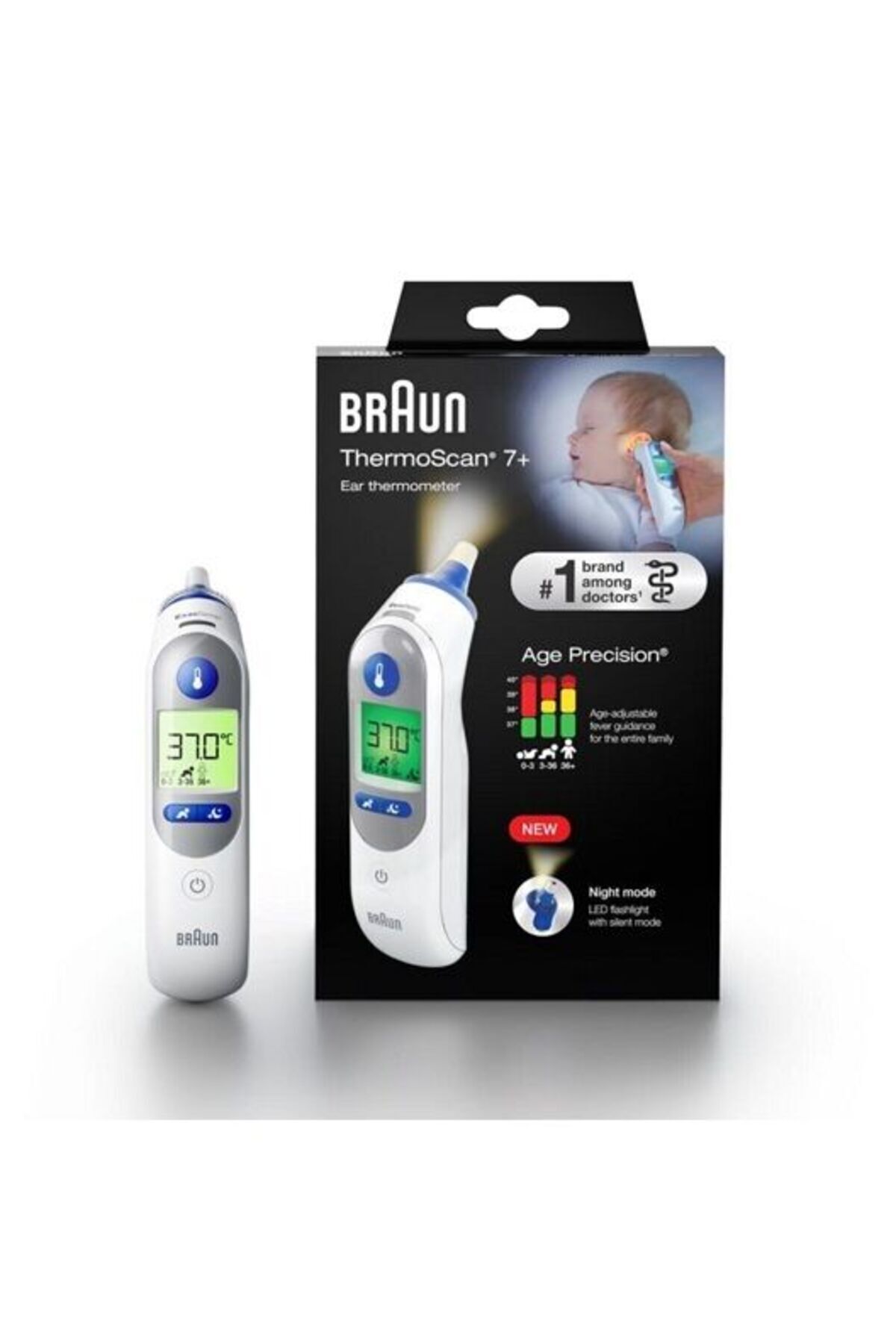 Braun Kulaktan Irt-6525 Thermoscan Kulaktan Ateş Ölçer BEYAZ