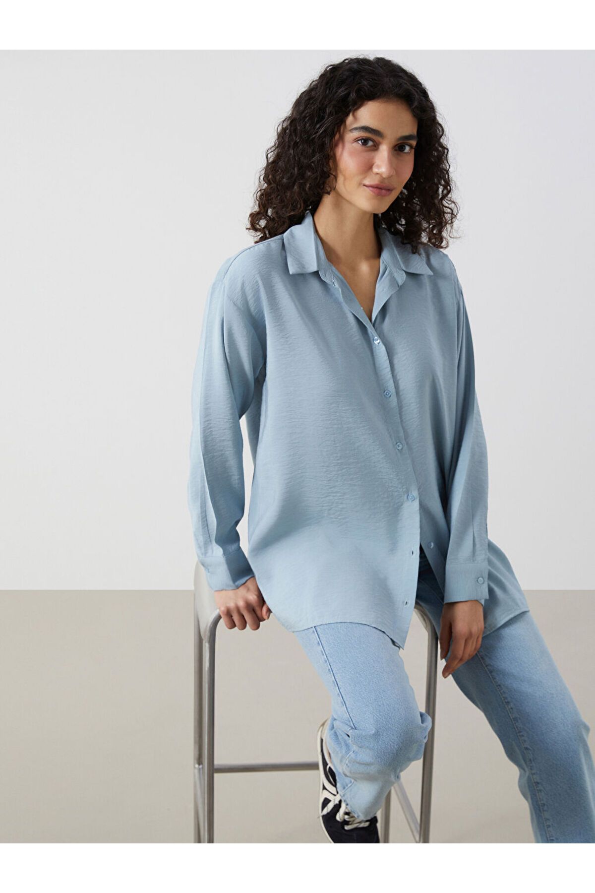 LC Waikiki Oversize Kadın Gömlek Tunik