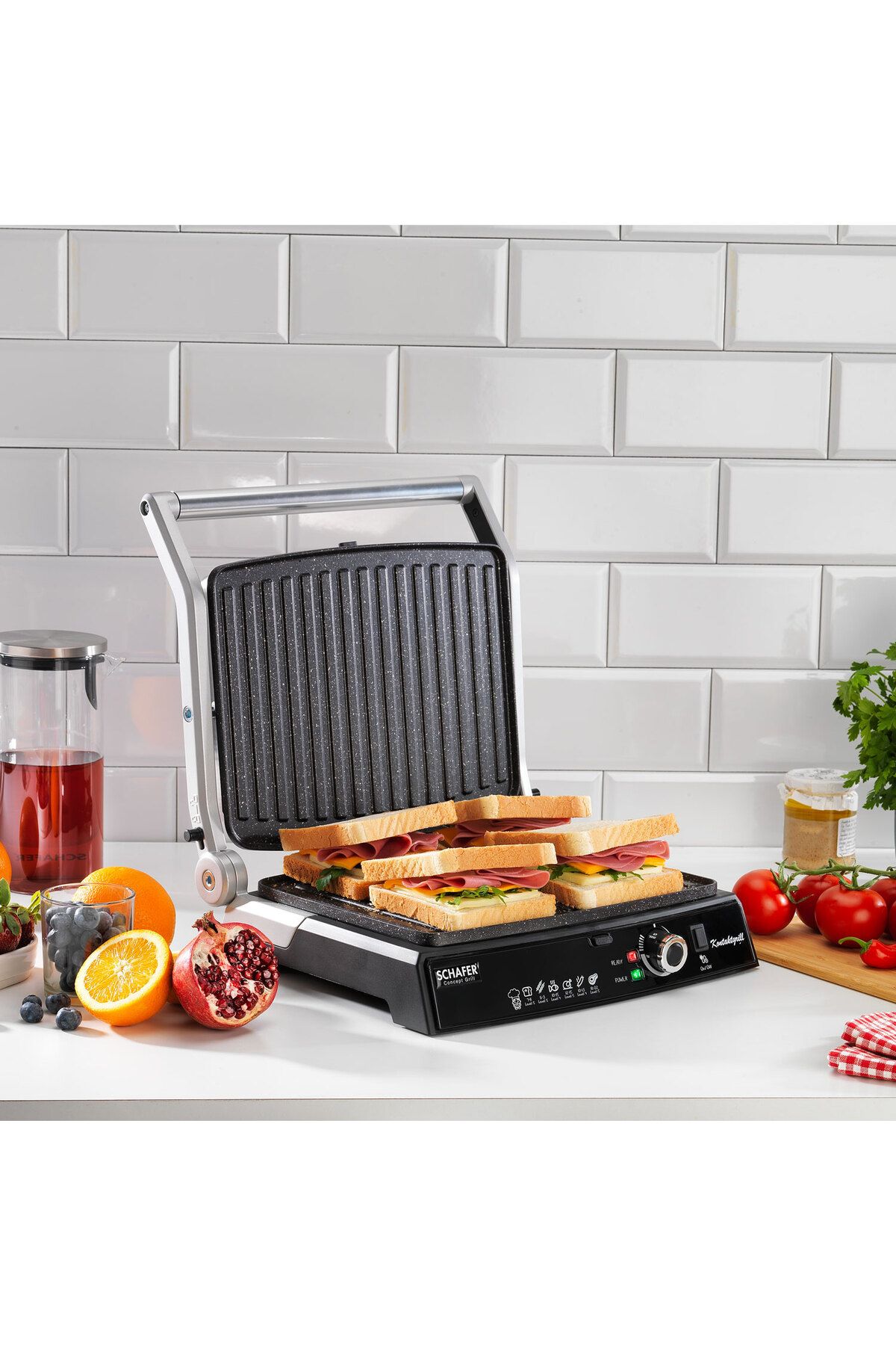 Schafer Concept Grill Tost Makinesi-ınox