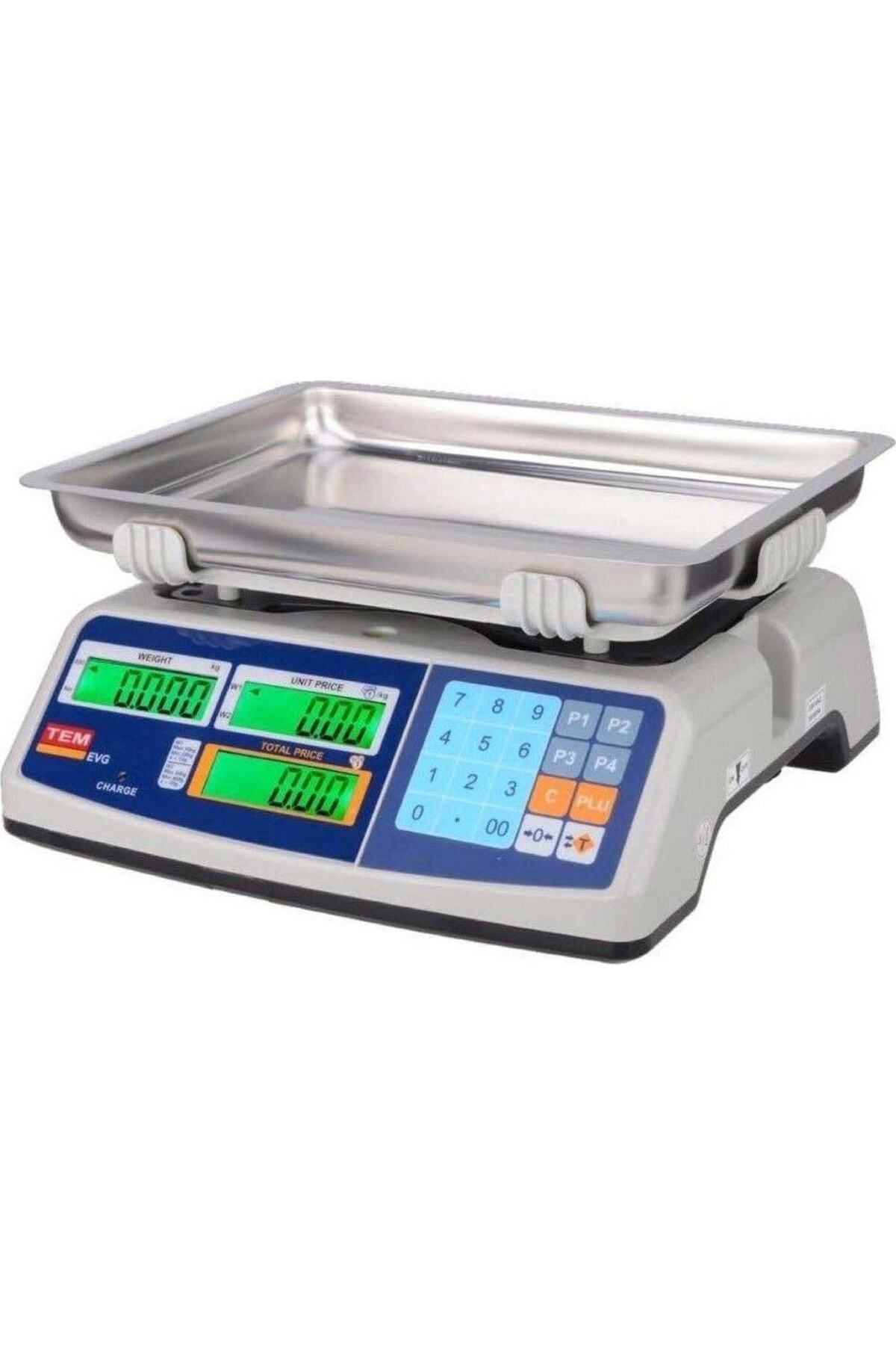 KULELİ TERAZİ Tem Marka 60 Kg Fiyat Hesaplamalı Terazi