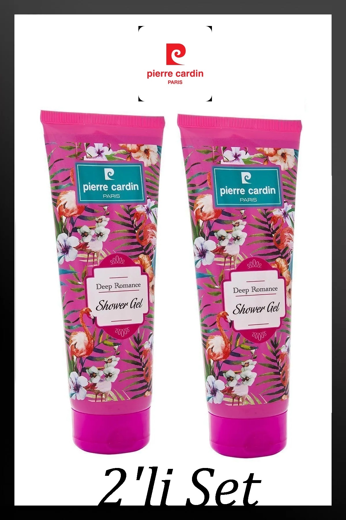 ژل دوش معطر رمانتیک حاوی ویتامین E - 250 میلی لیتر * 2 عدد پیر کاردین ژل دوش / شاور ژل Pierre Cardin