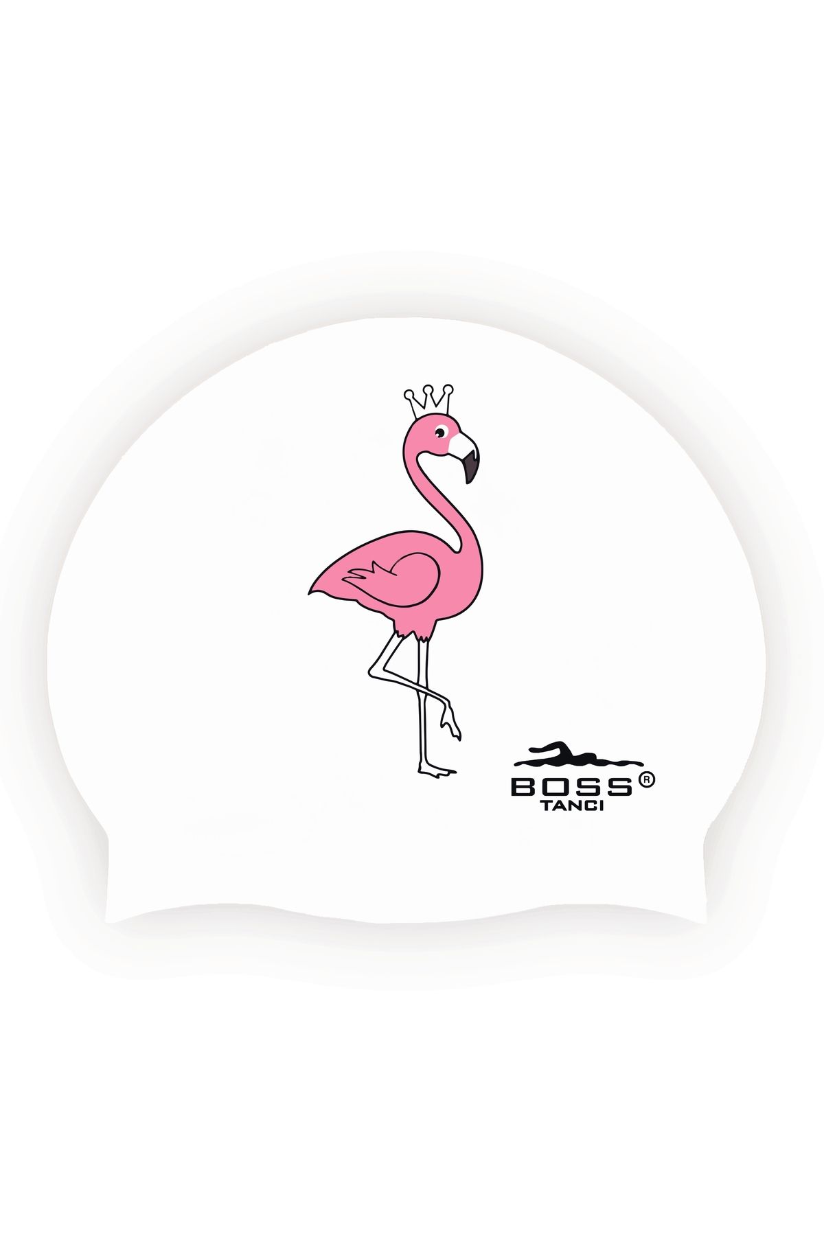 bostancı Silikon Bone Flamingo Baskılı Yüzücü Havuz Ve Deniz Bonesi