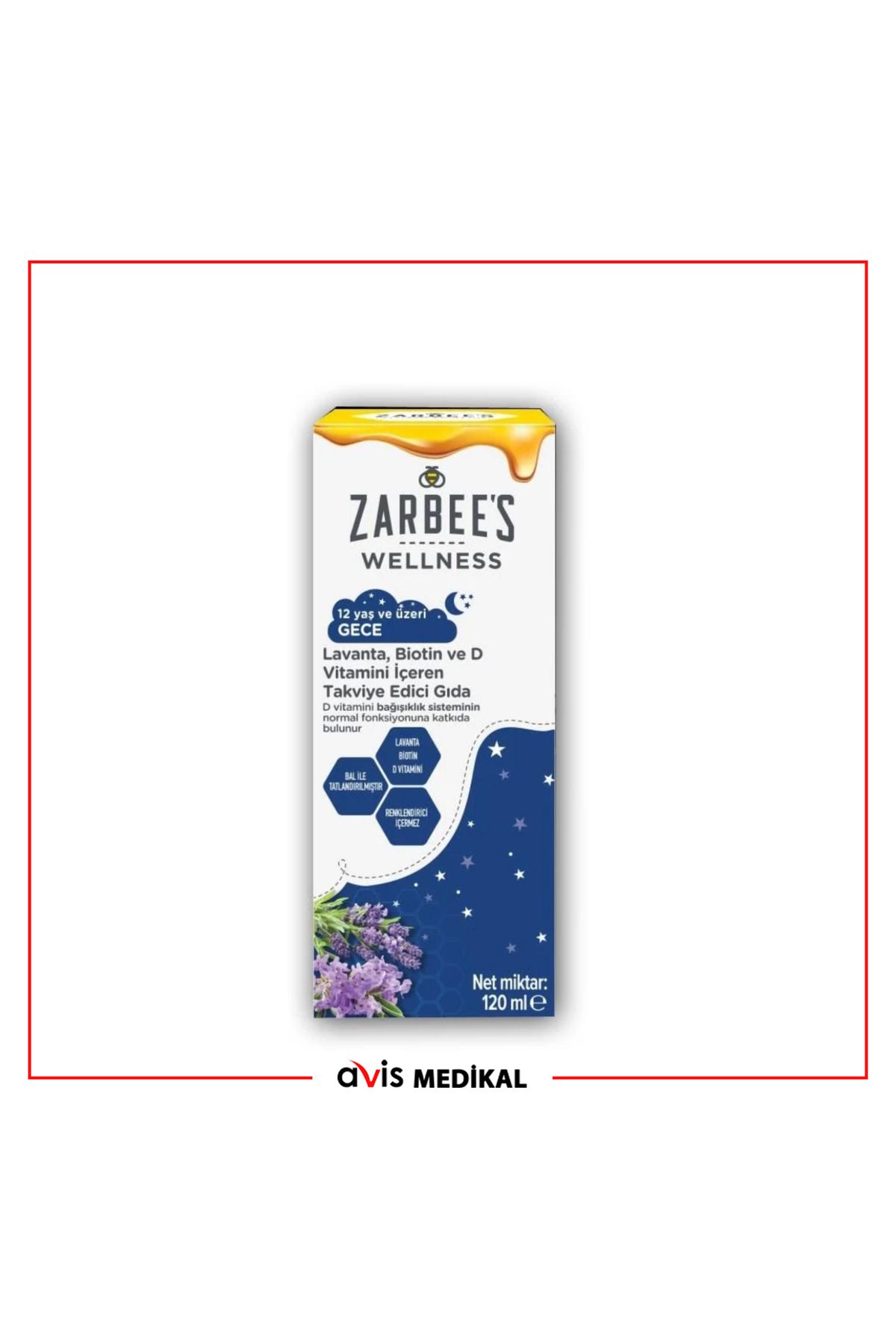 Zarbees Wellness Lavanta, Biotin ve D Vitamini Sıvı 120ml