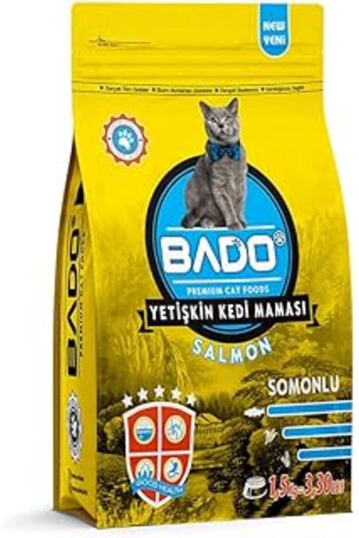 ZUHUDİ Bado Yetişkin Kedi Sı Somonlu 1,5 Kg