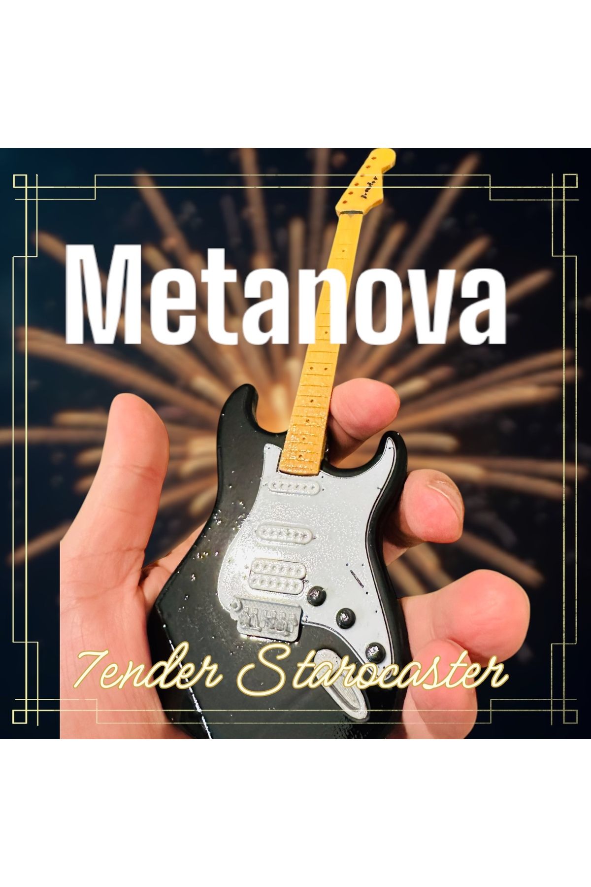 METANOVA Fender Stratocaster Minyatür Model Elektrogitar