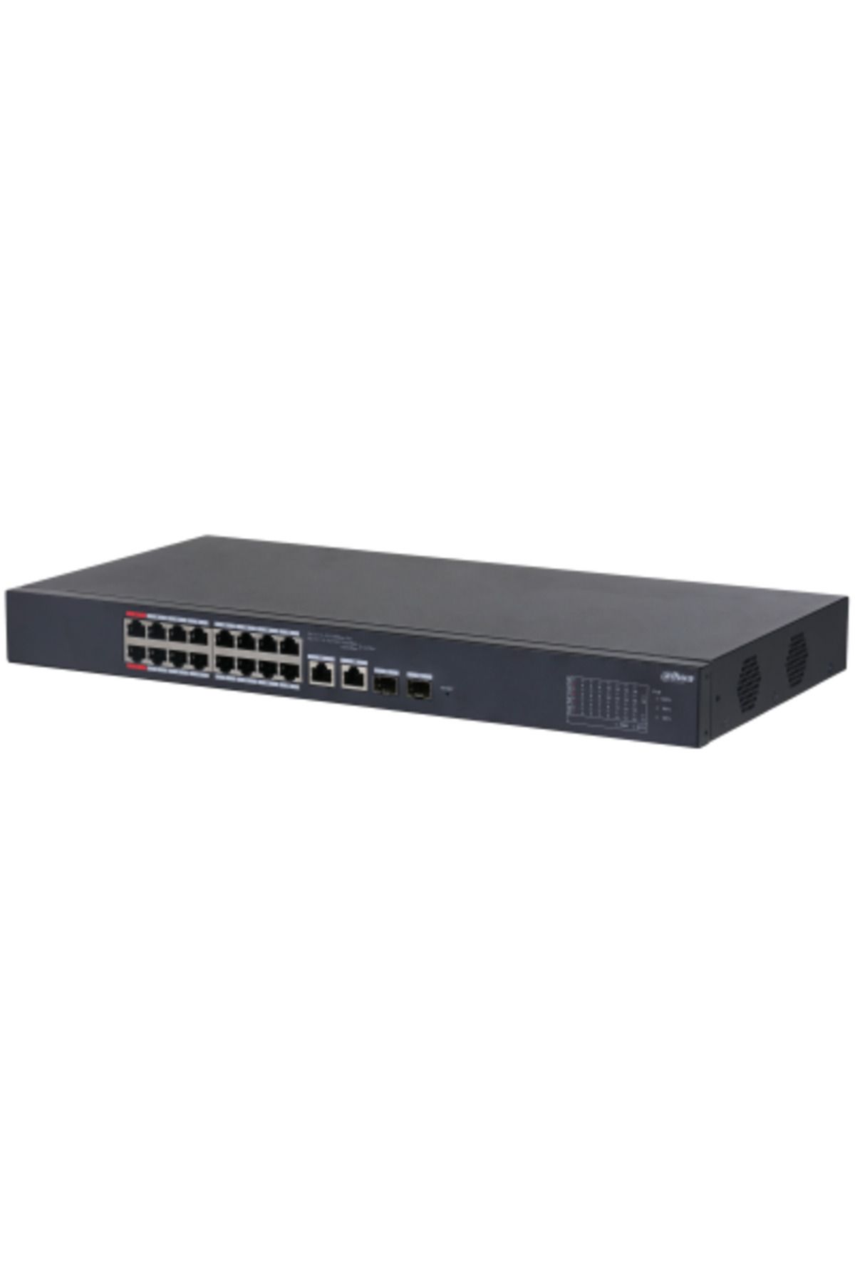 DAHUA CS4218-16ET-135 16 PORT16XFE-2XGE-2XGE/SFP YÖNETİLEBİLİR 135W POE SWİTCH