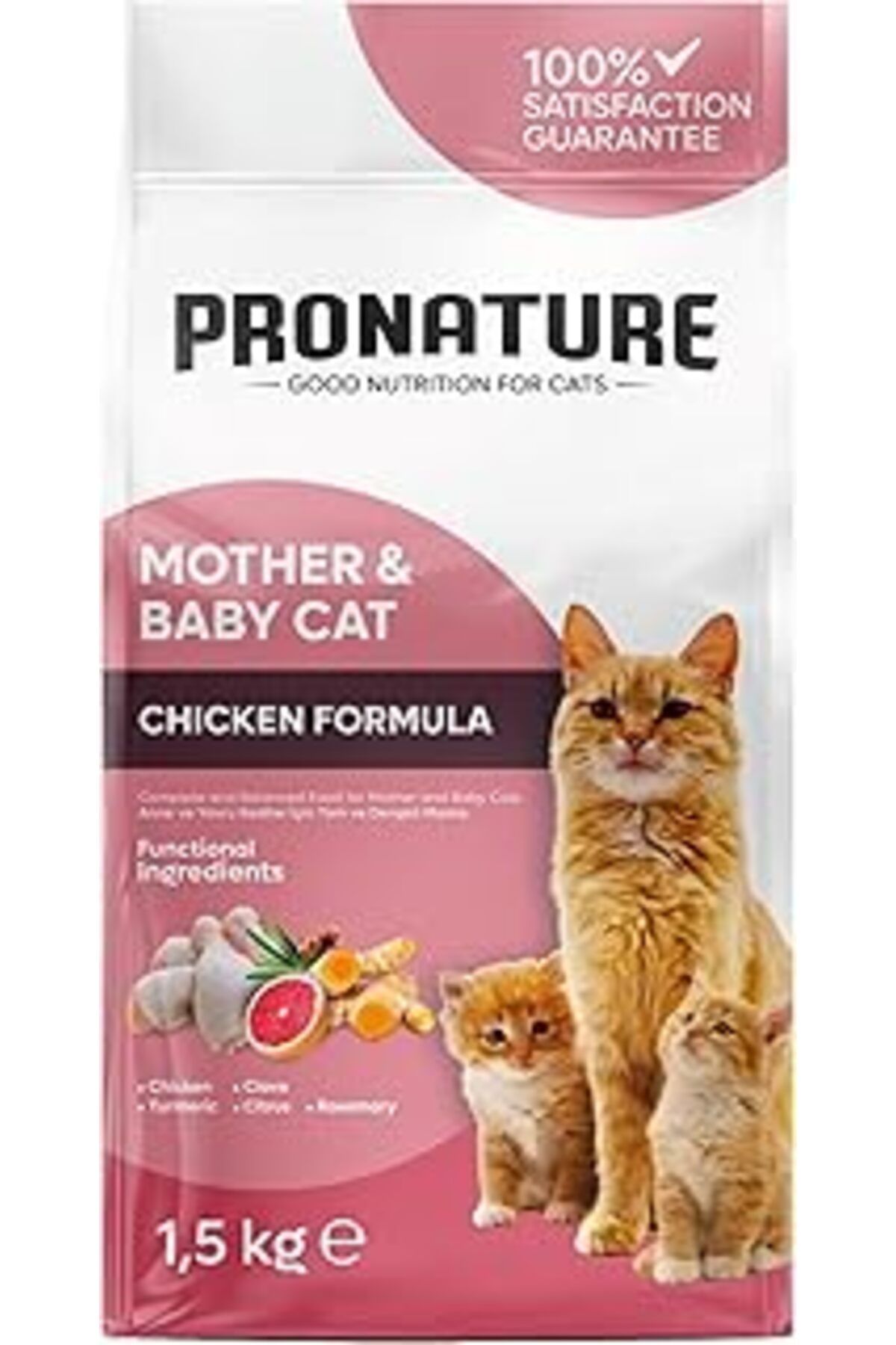 ZUHUDİ Pronature Tavuklu Mother And Baby Kedi Sı 1,5 Kg