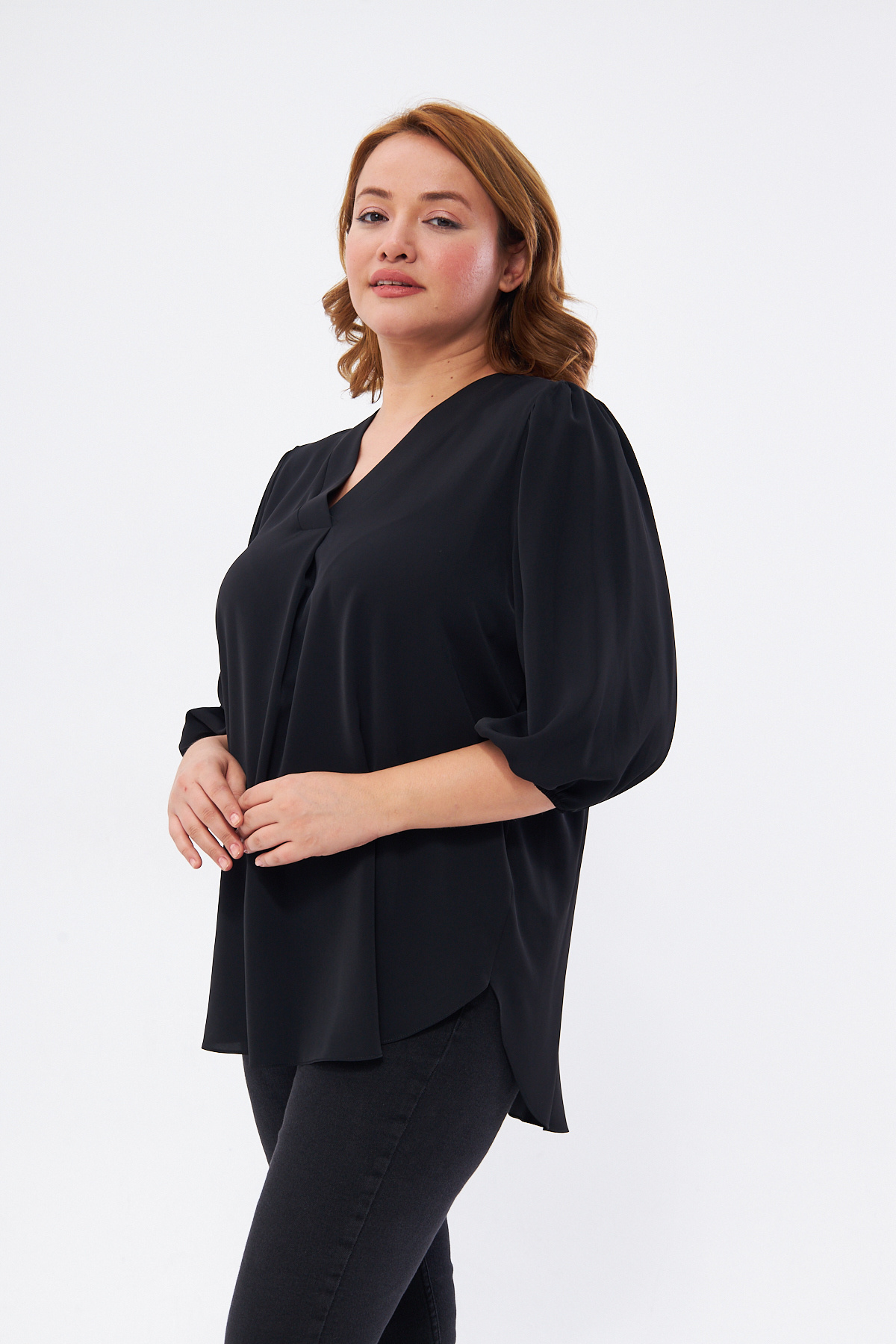 Ayhanlar Collection Bluz Büyük Beden Bluz görsel 4