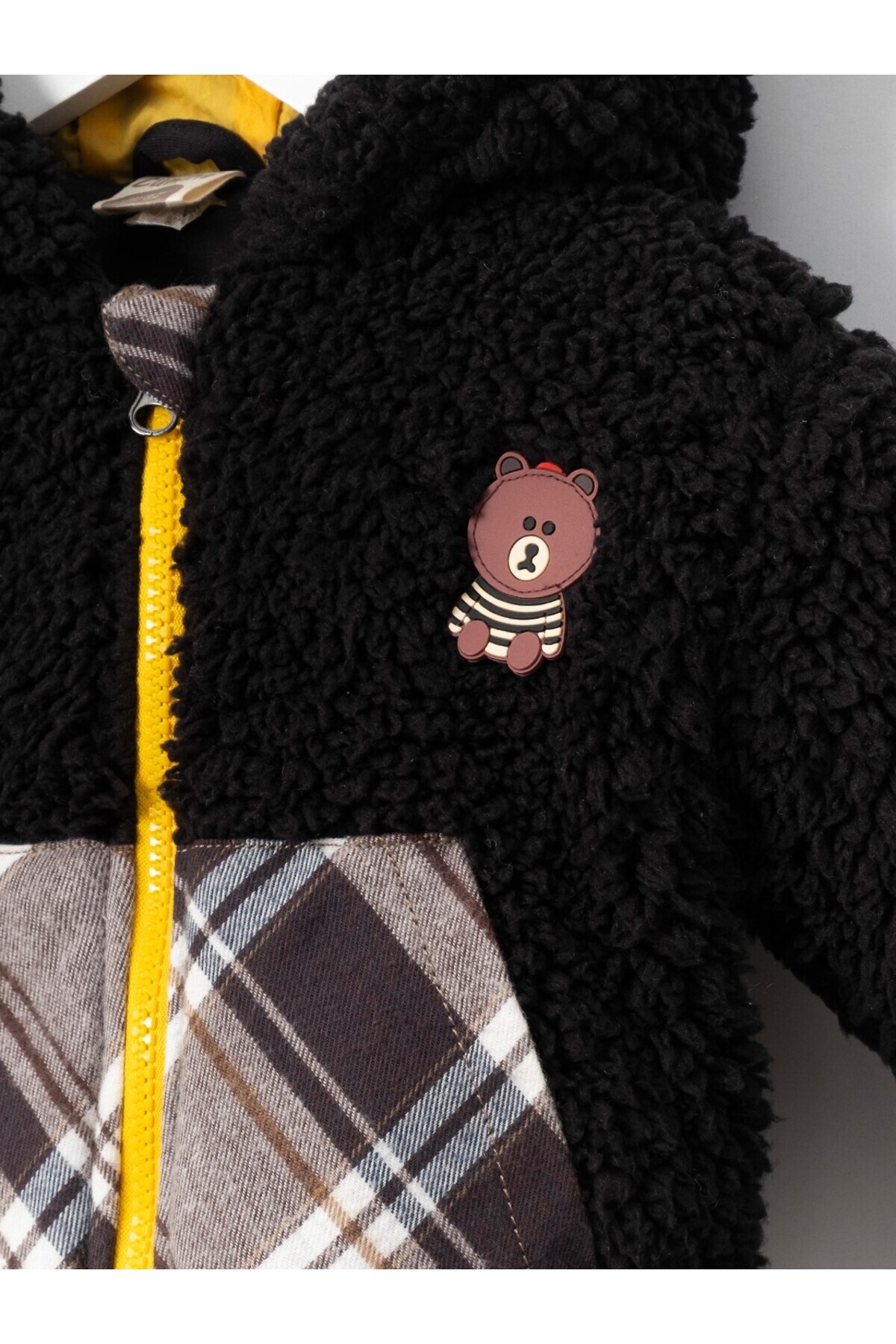 Cumino Kapüşonlu Fermuarlı Erkek Bebek Polar Mont 9-24 Ay fotoğrafı 3 (önizleme)