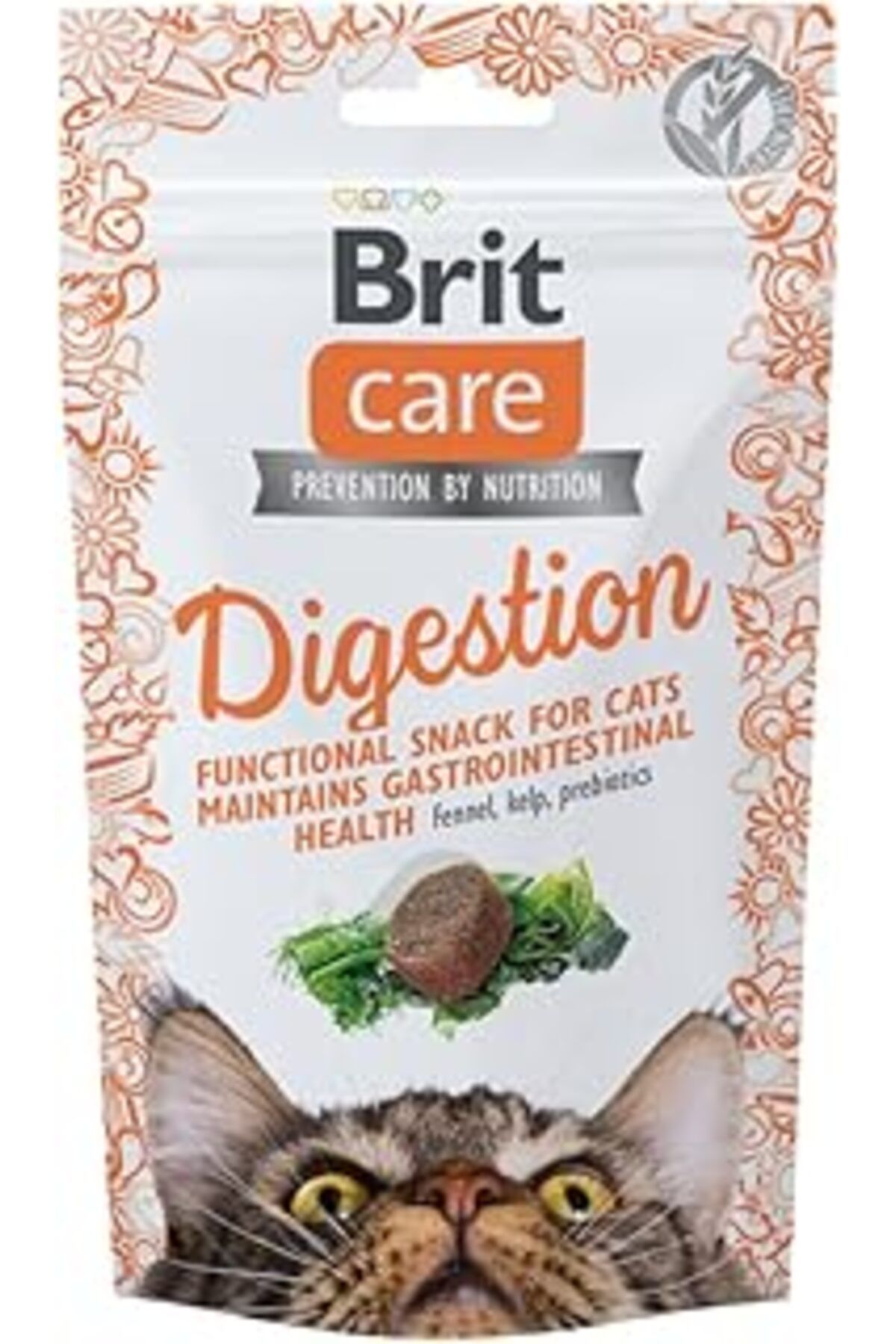 EDALKILIÇ Brit Care Functional Snack, Sinidirim Sistemini Düzenlemek İÇin, Tahılsız, Fonksiyonel Kedi Ödülü,