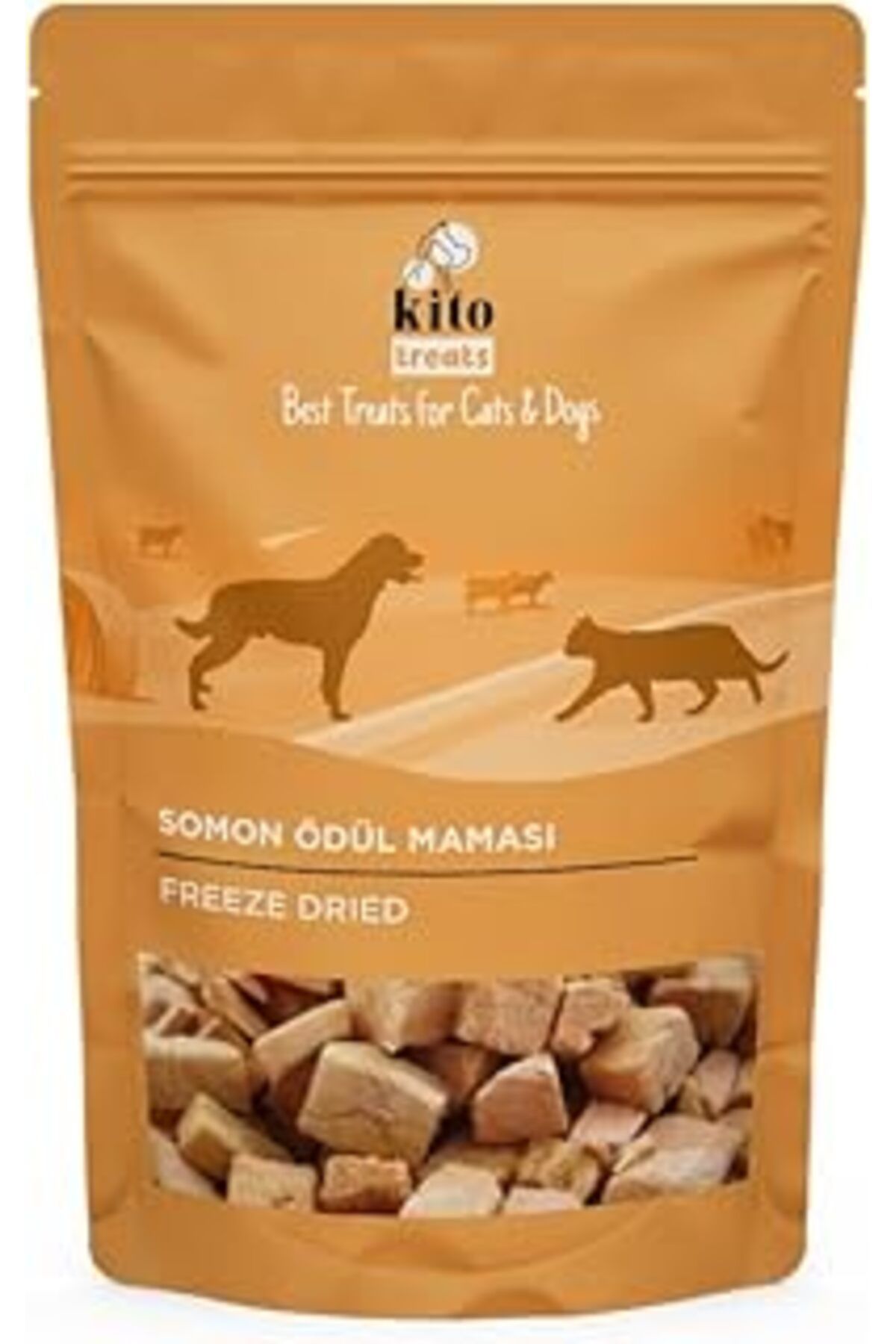 ZUHUDİ Kito Freeze Dried Somon Ödül Sı Köpekler Için 30 Gr (Dog Treat)