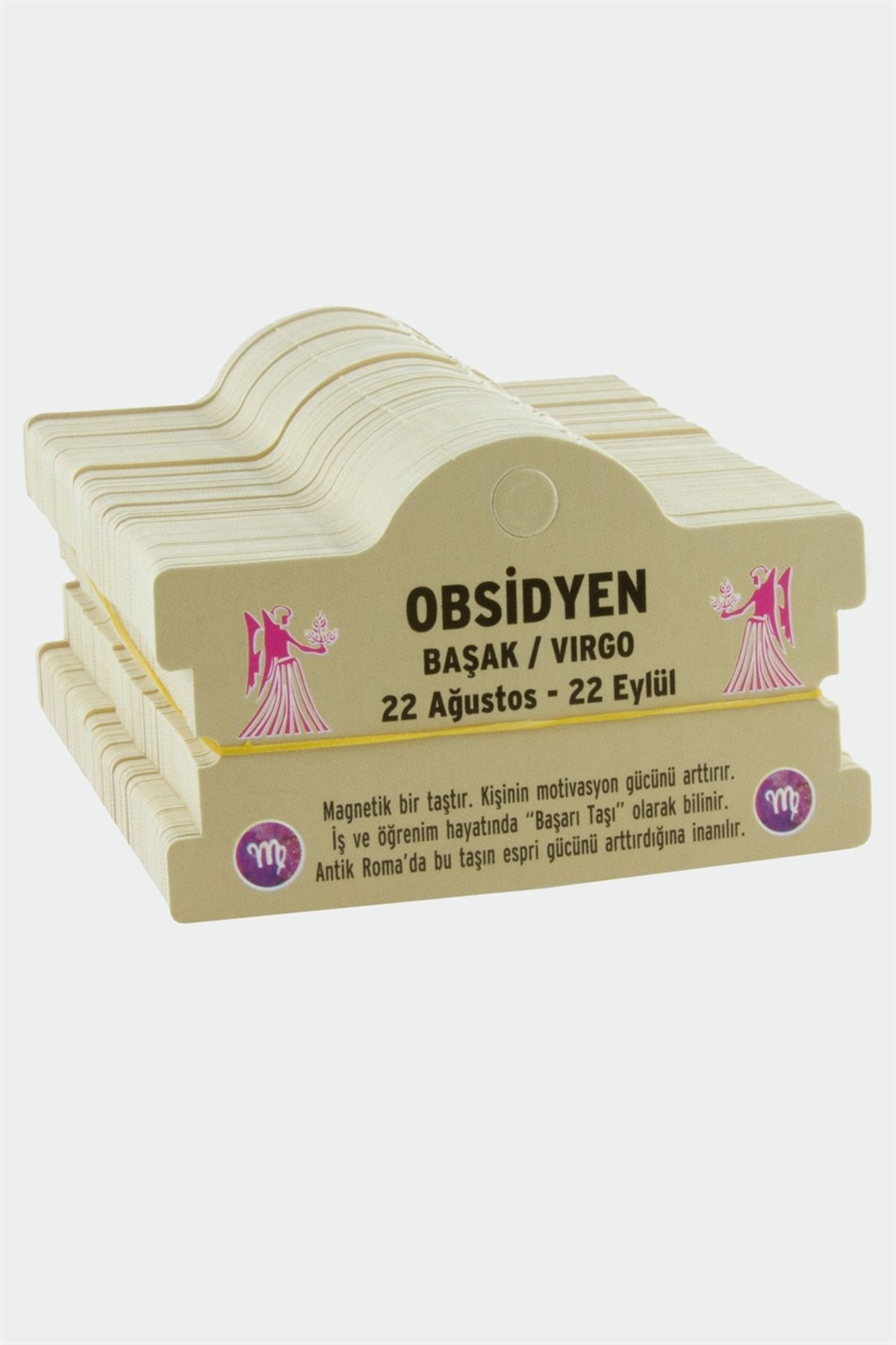 feryal Obsidyen & Başak Burç Bileklik Kartı