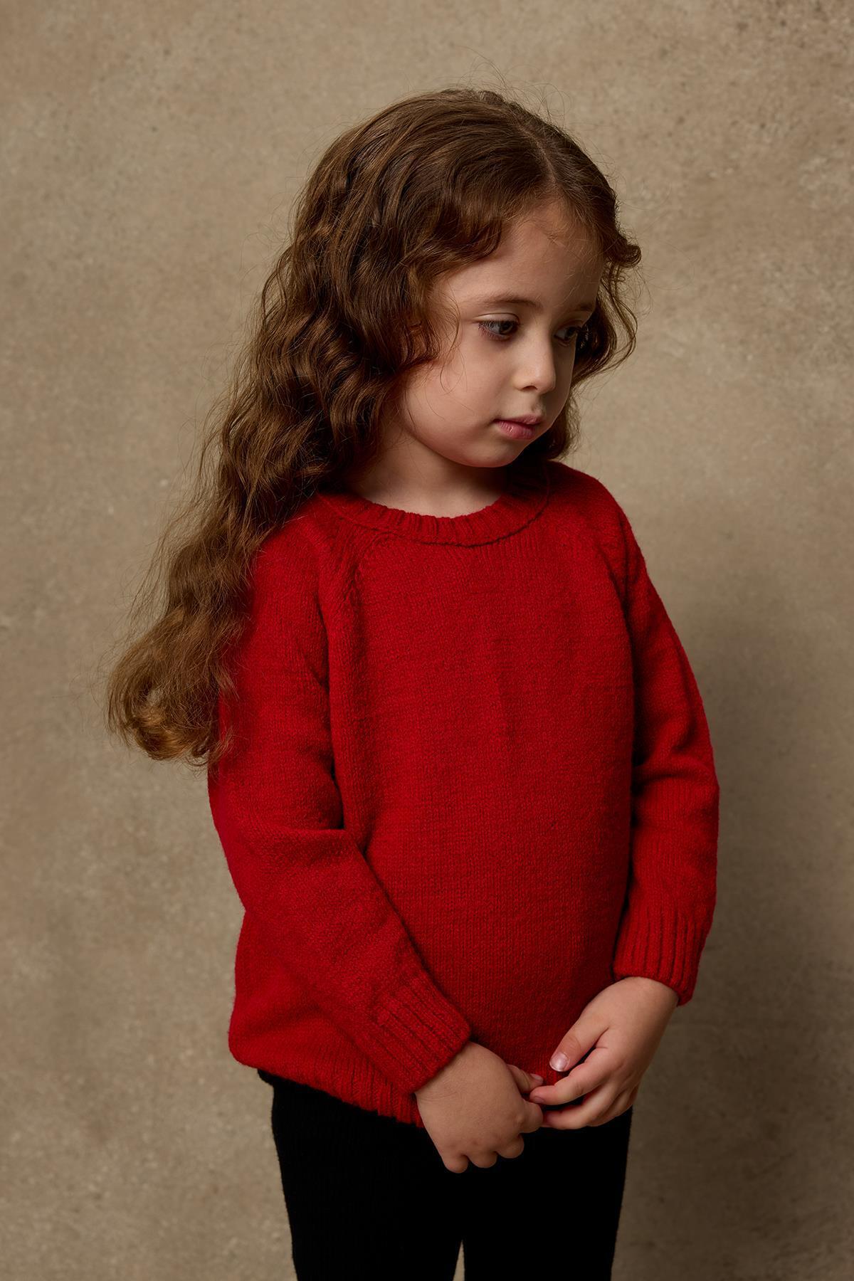 Fahhar Kids-Red Knitwear Sweater 6