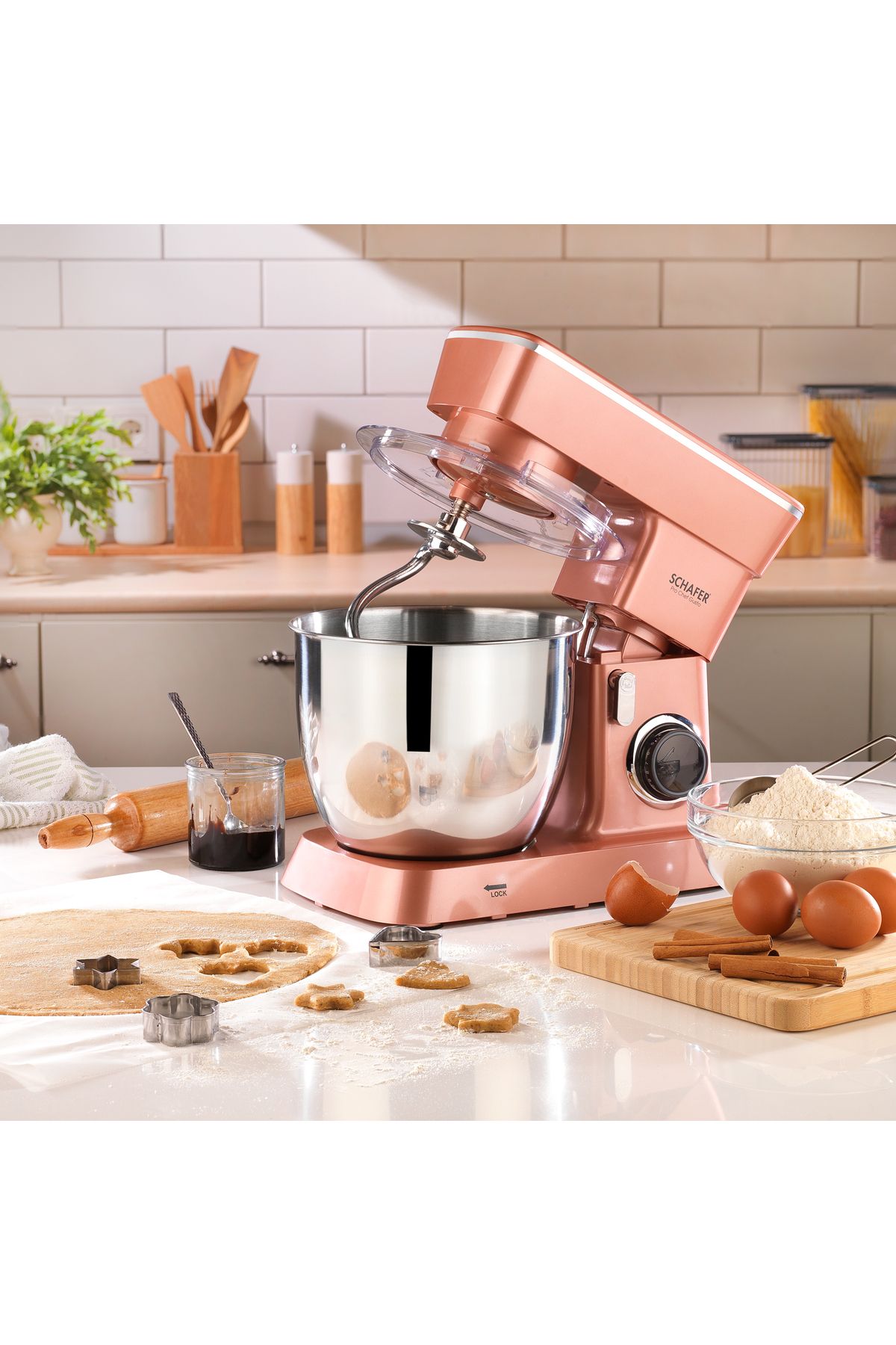 Schafer Prochef Gusto Stand Mikser-Rosegold