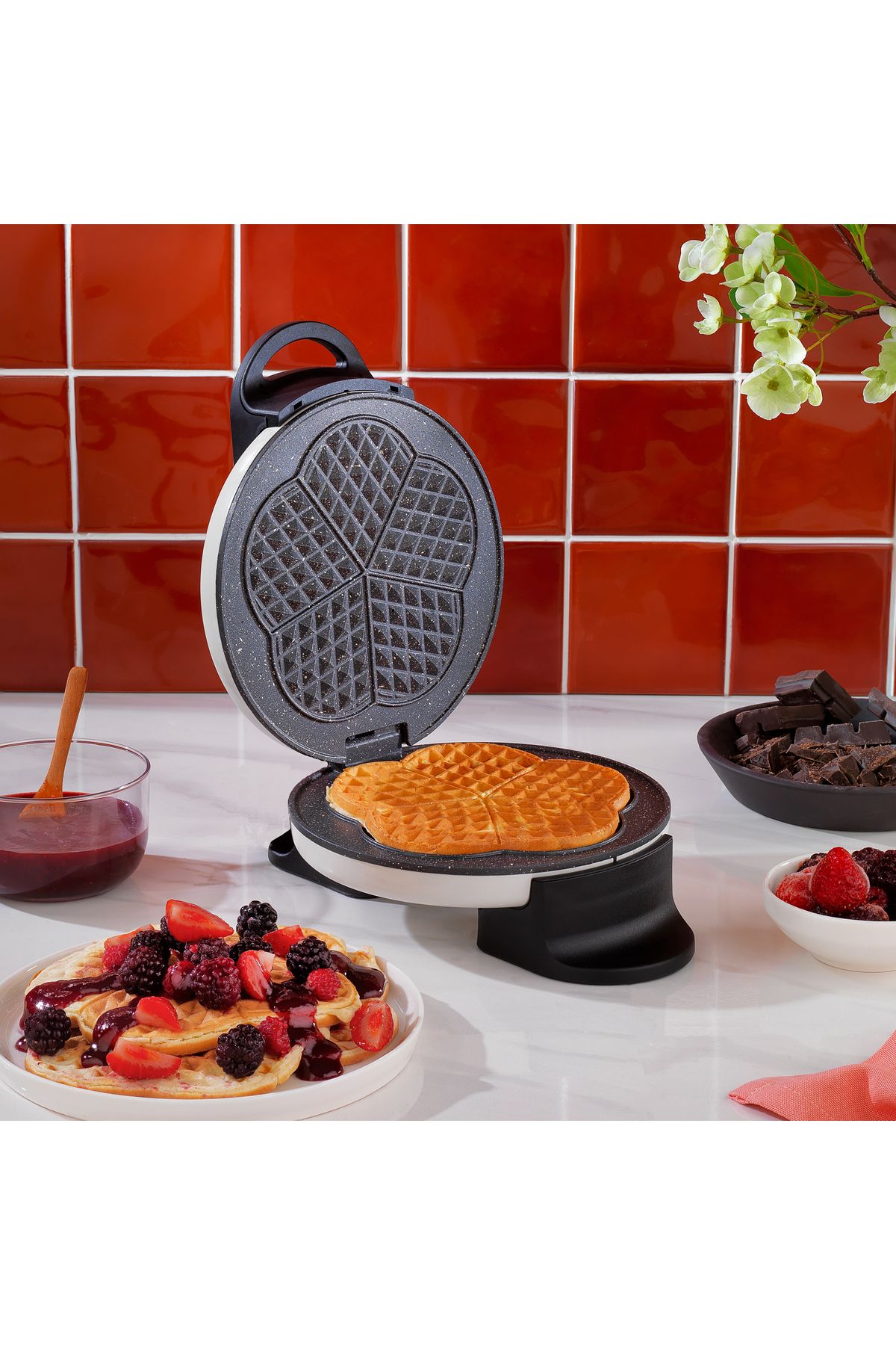 Schafer Waffle Express Waffle Makinesi - Krem