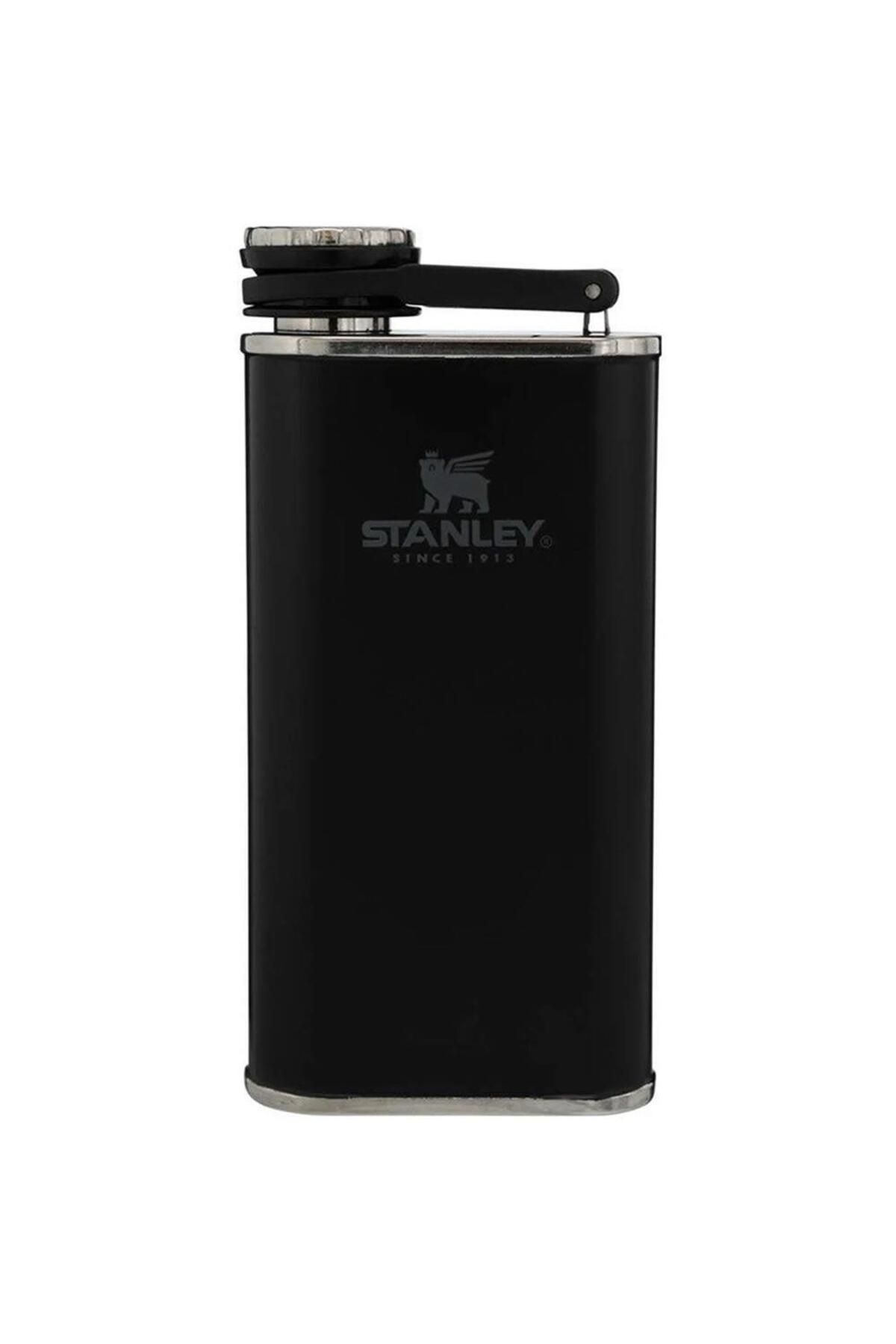 Stanley 10-00837-127 Klasik 0.23 Litre Paslanmaz Çelik Cep Matarası - Siyah